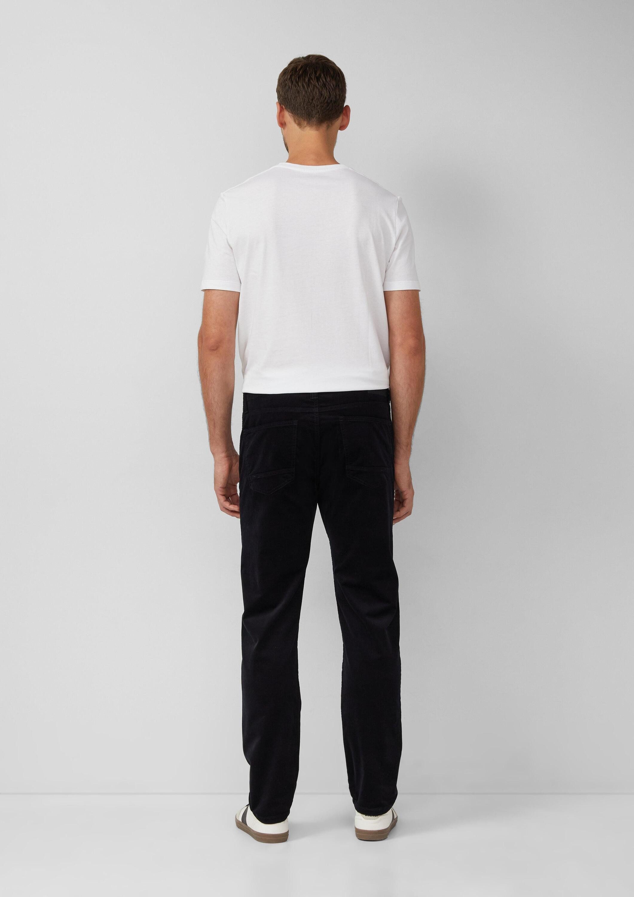 s.Oliver Chinos Hose Regular Fit: Hose aus diagonalem Feincord mit geradem Bein