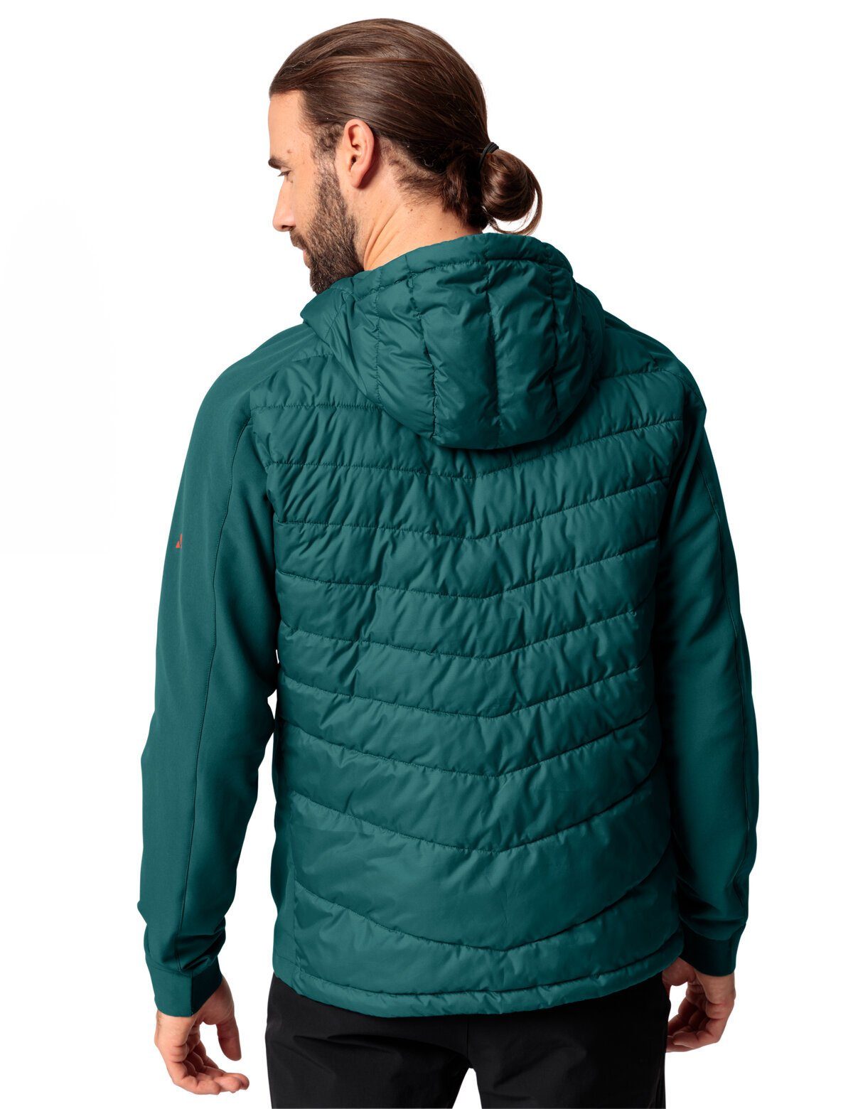 green VAUDE Men's Elope Hybrid mallard Klimaneutral Jacket Outdoorjacke (1-St) kompensiert
