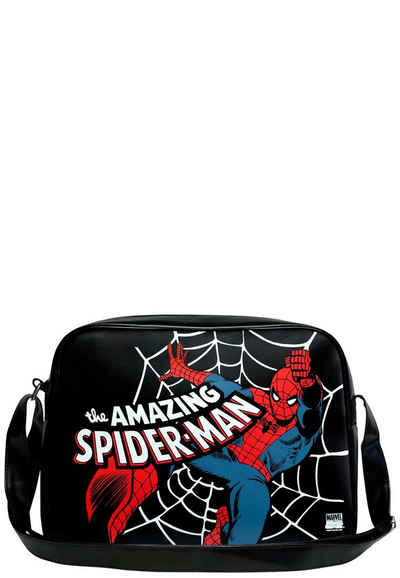 LOGOSHIRT Schultertasche Spider-Man, mit Spider-Man-Logo