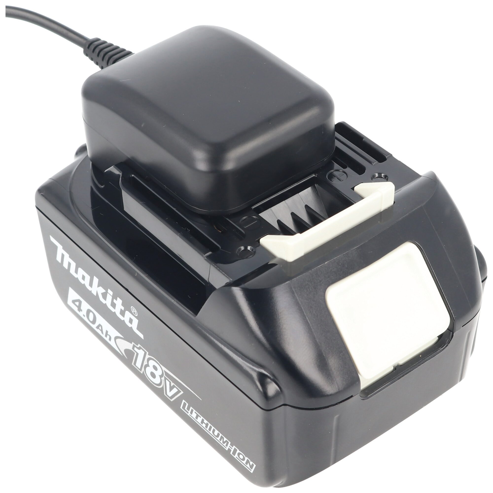 AccuCell Ladegerät passend für Makita Li-Ion Akku BL1815, BL1830, BL1835, BL18 Akku-Ladestation