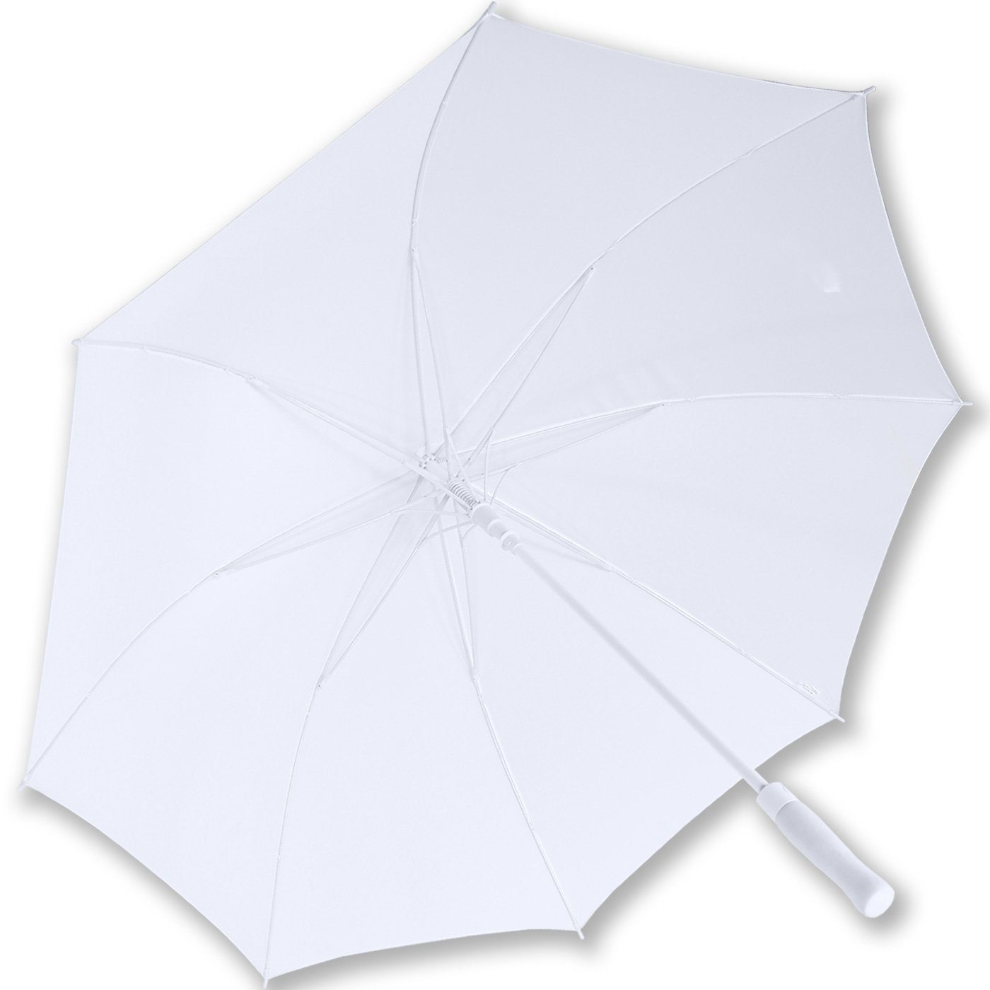 iX-brella Stockregenschirm XXL Brautschirm Hochzeit Automatik - All In Whit günstig online kaufen