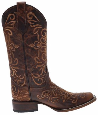 Corral Boots L5795 Braun Cowboystiefel Rahmengenähte Damen Westernstiefel