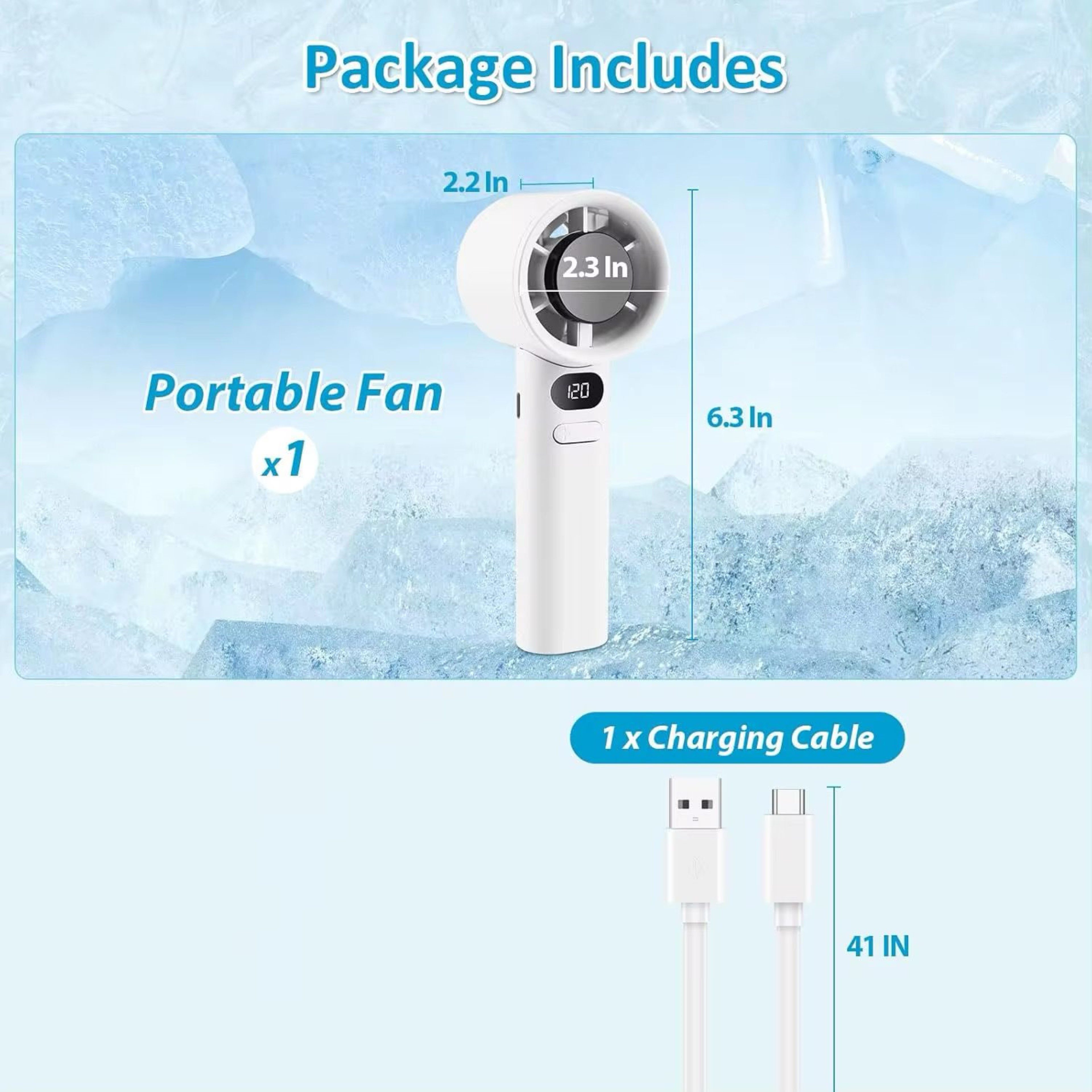 LA CUTE Handventilator Mobiler Mini-Handventilator mit günstig online kaufen