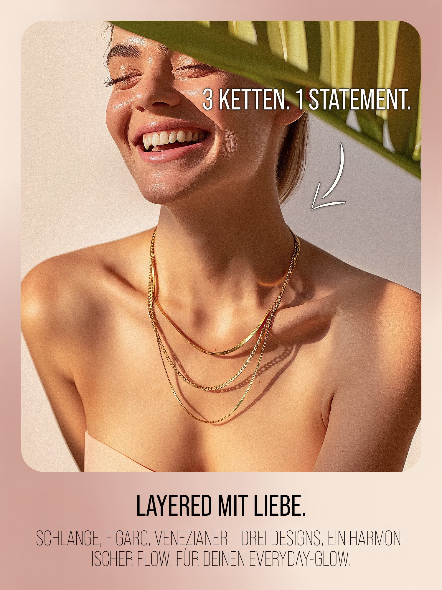 THIORA Gliederkette Layering Kette "Layers of Maui", 42cm + 6cm, Halskette günstig online kaufen