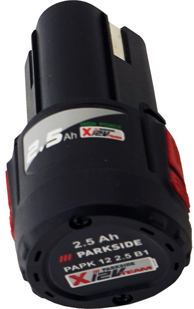 PARKSIDE PERFORMANCE® 12V 2,5Ah Akku PAPK 12 (ohne Ladegerät) Batterie Accu Geräteakku Akku PAPK 12 2,5A (12 V), Kapazität: 2,5 Ah