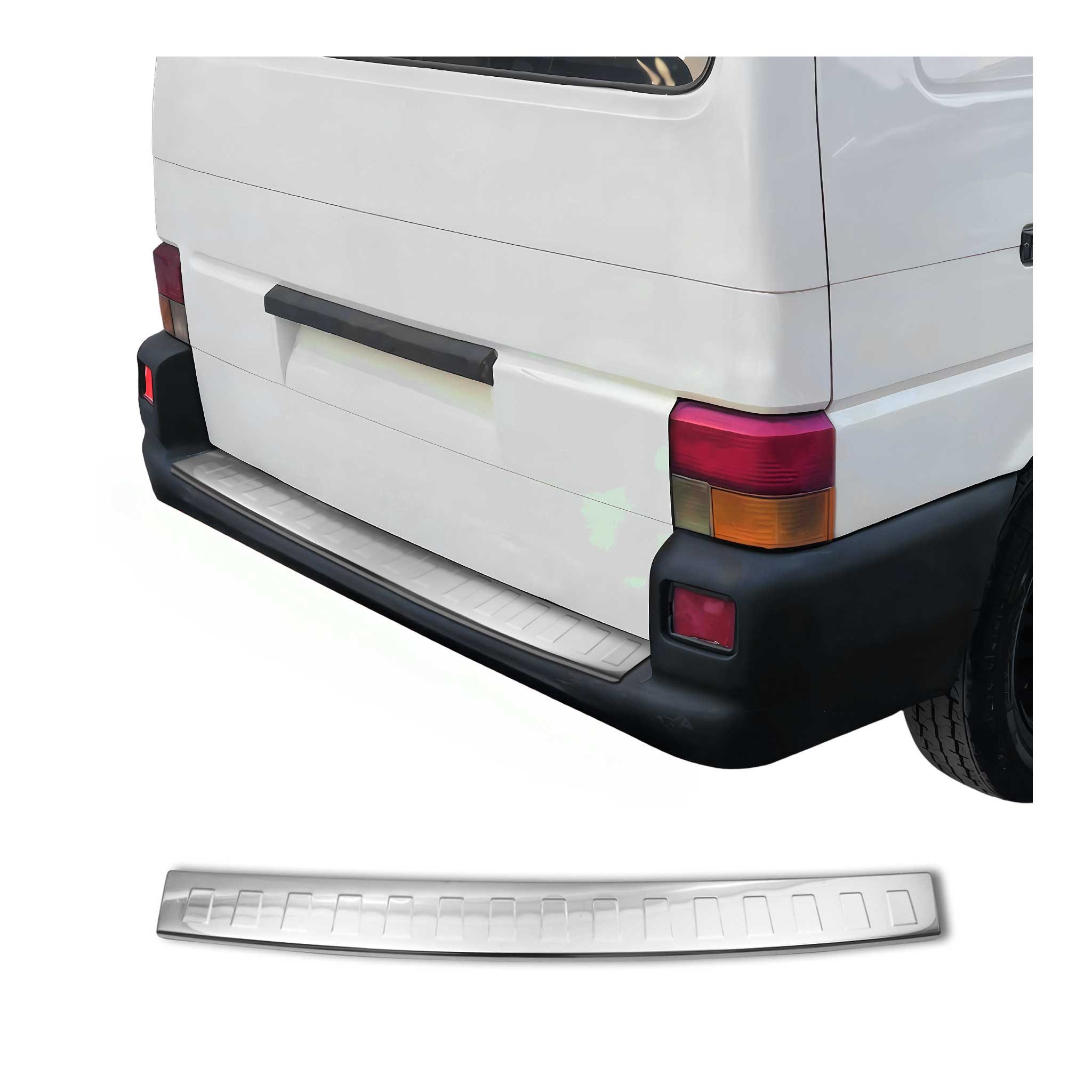 OMAC Ladekantenschutz für VW Transporter T4 1990-03 Edelstahl Chrom, Zubehör für VW Transporter T4 1990-2003, Langlebig,Einfache Reinigung,Einfache Installation,Rostbeständig