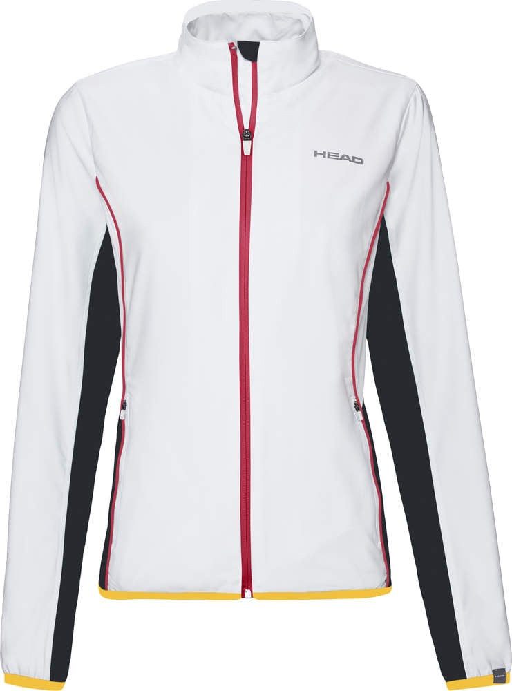 Head Tennisjacke DTB Club weiss/schwarz Damen