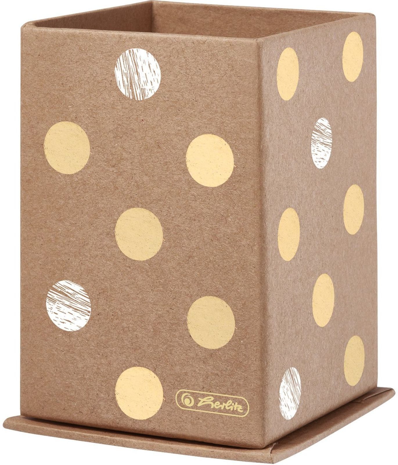 Herlitz Tischaufsatz Stiftköcher 76x100x76mm Pappe Pure Glam