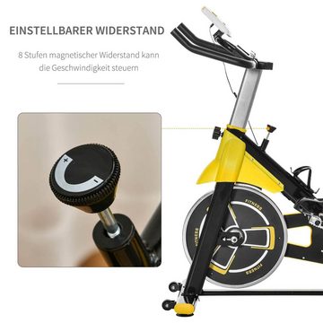 HOMCOM Heimtrainer Fahrradtrainer höhenverstellbar