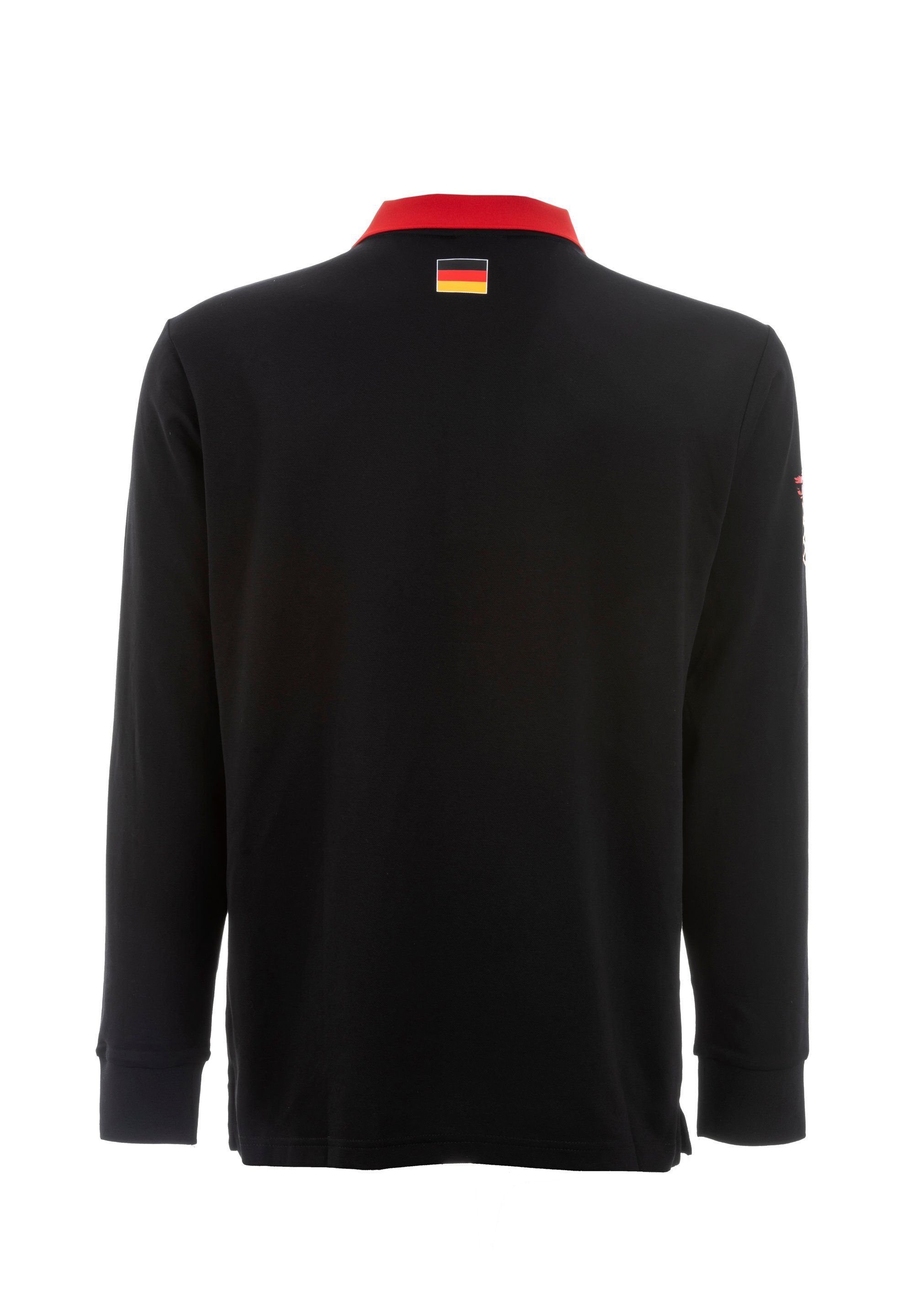 schwarz Deutschland in PEAK tollem Poloshirt Deutschland-Design