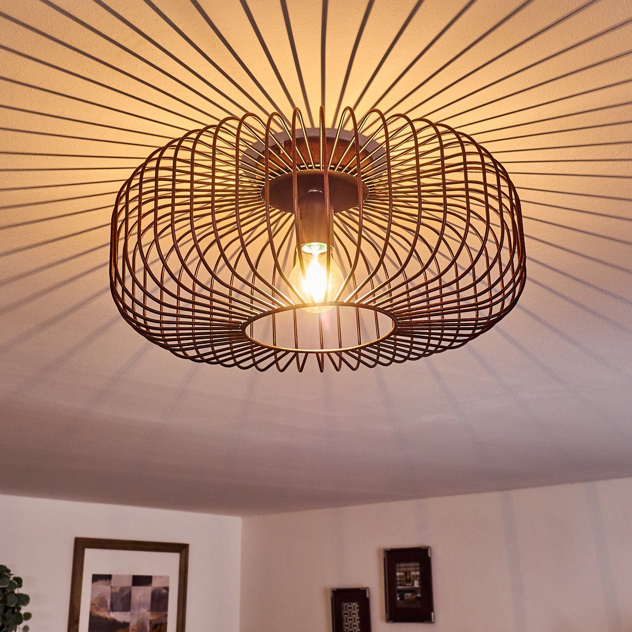 hofstein Deckenleuchte »Pieris« runde Deckenlampe aus günstig online kaufen