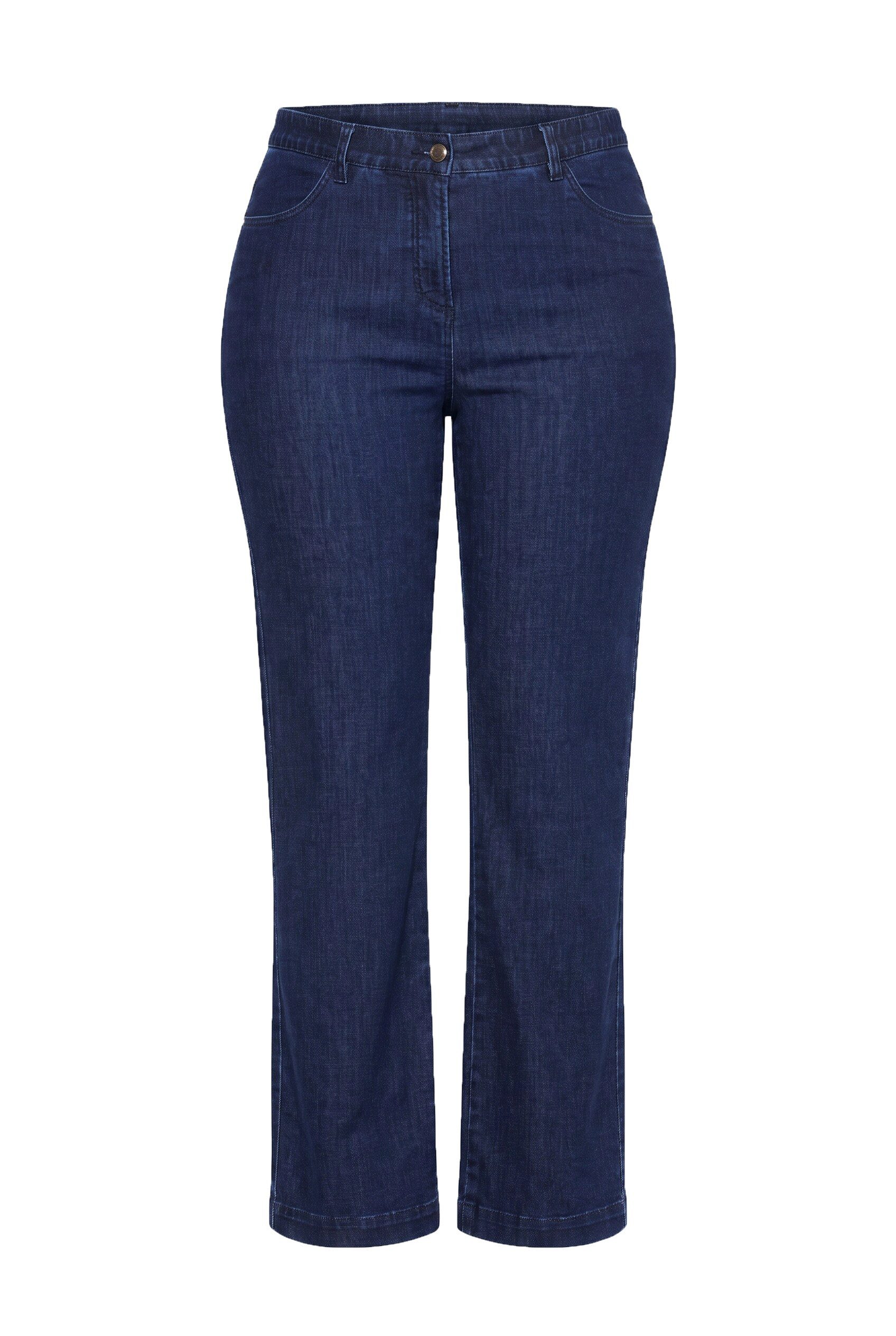 Ulla Popken 5-Pocket-Jeans CoolMax-Jeans Mandy gerades Bein Komfortbund