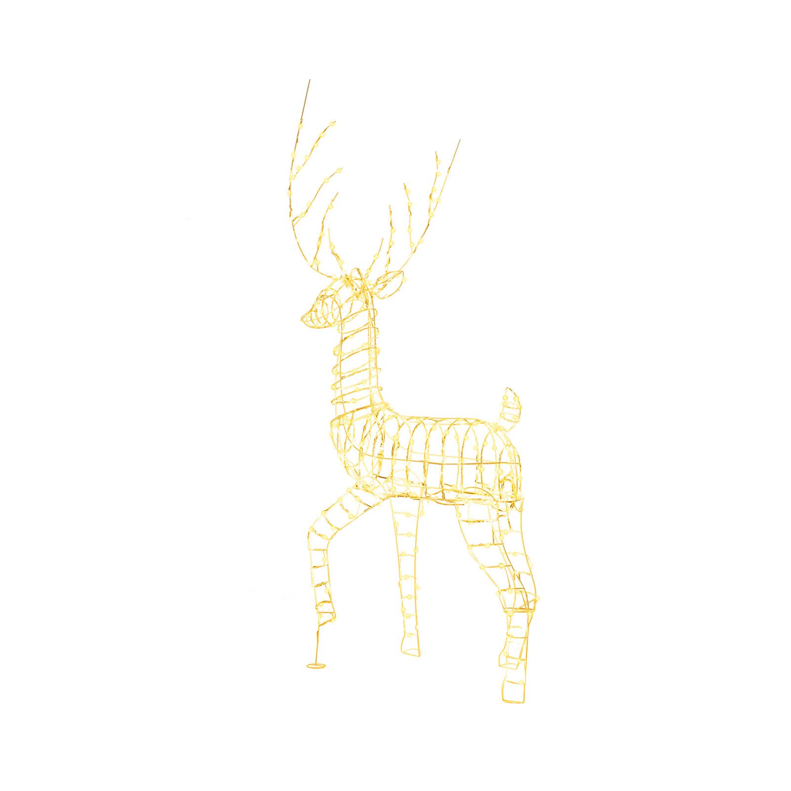 COSTWAY Weihnachtsfigur (1 St), LED Rentier, günstig online kaufen