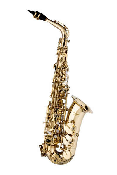 Stagg 77-SA/SC Alt Saxophon im SOFTCASE mit Hoch Fis-Klappe Saxophon