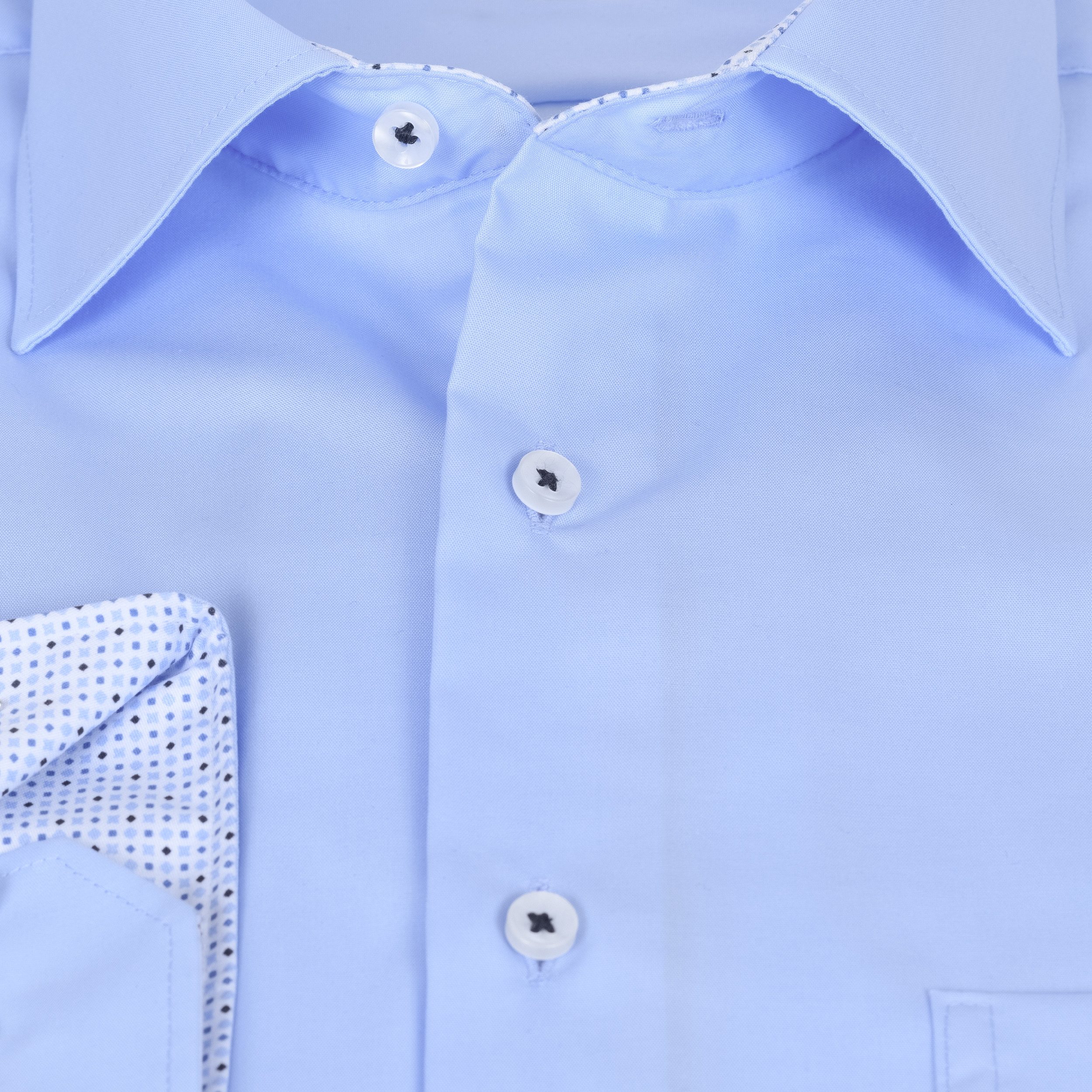 Eterna Langarmhemd Comfort Fit I Hellblau I Langarm I Bügelfrei I Dynamic C günstig online kaufen