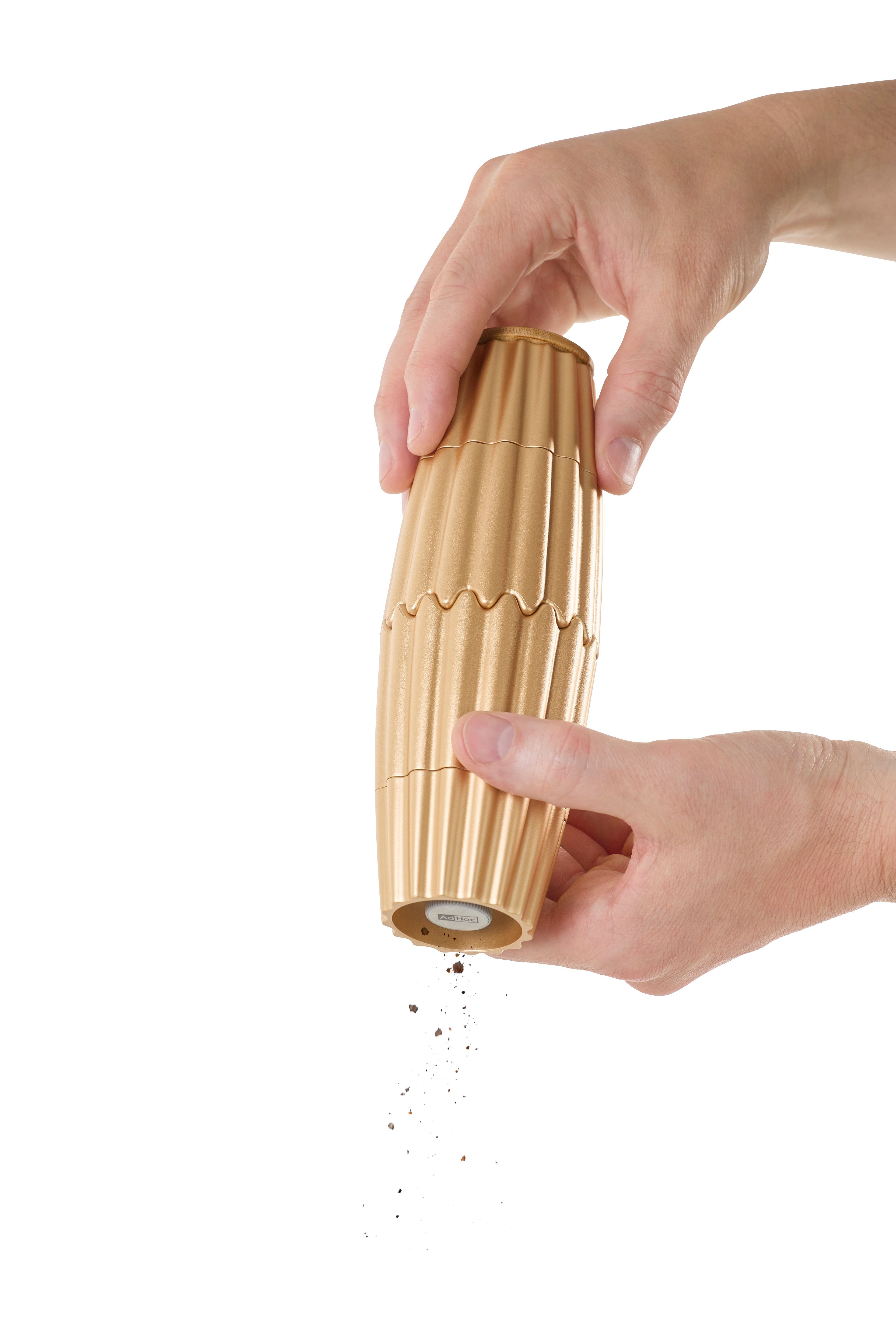 AdHoc Salz-/Pfeffermühle MagTwo - magnetische Doppelmühle oder einzelne Salz-/Pfeffermühle manuell