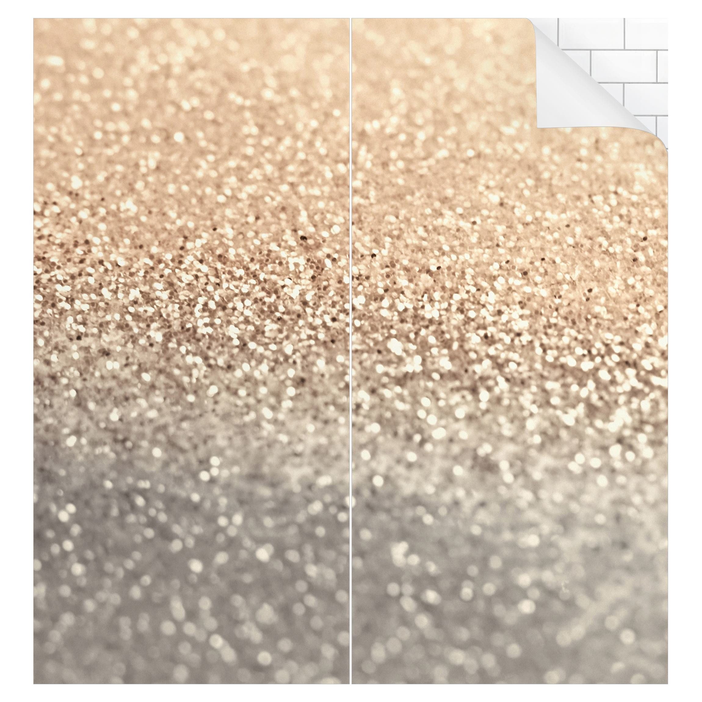 Bilderdepot24 Duschrückwand Muster gold Duschrückwand ohne günstig online kaufen