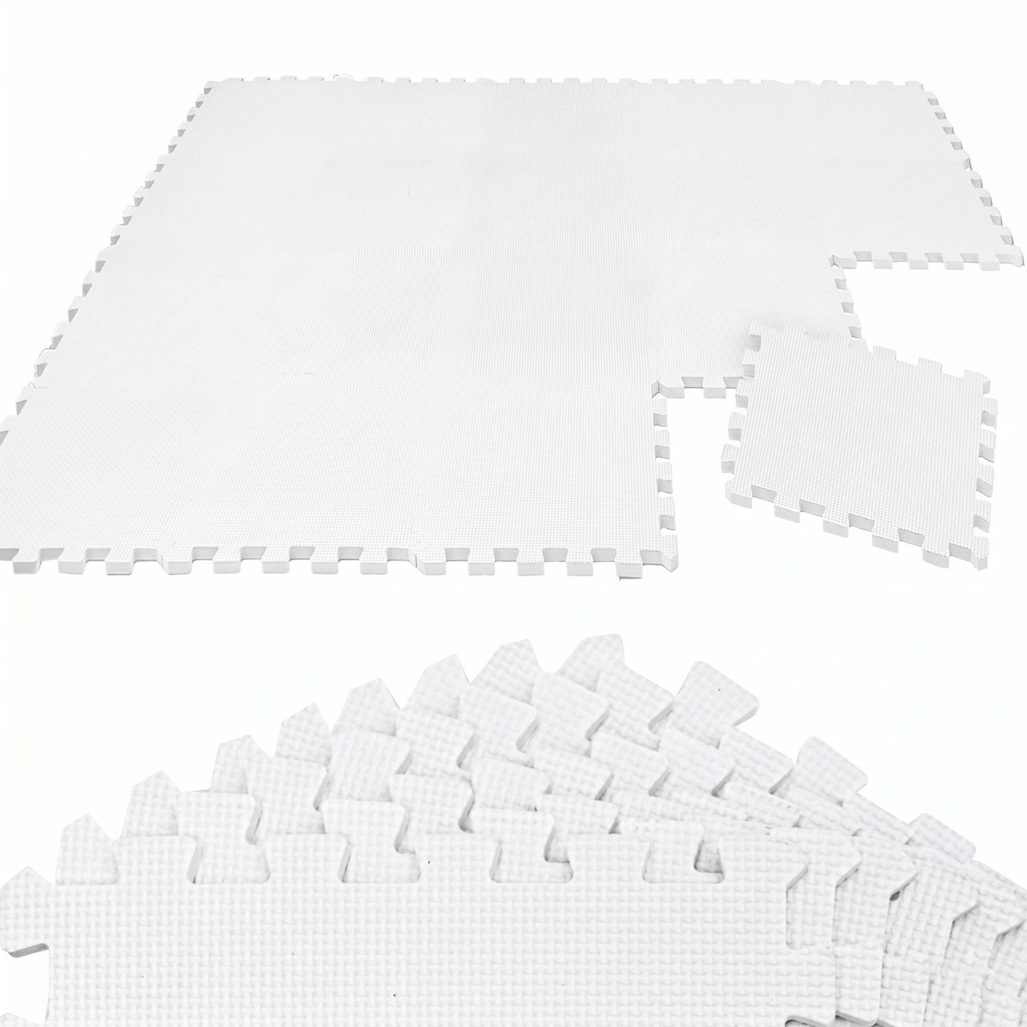 Puzzlematte ab dem 1. Tag - 18 Teile Baby Spielmatte - 30 x 30 Kinder Krabbelmatte