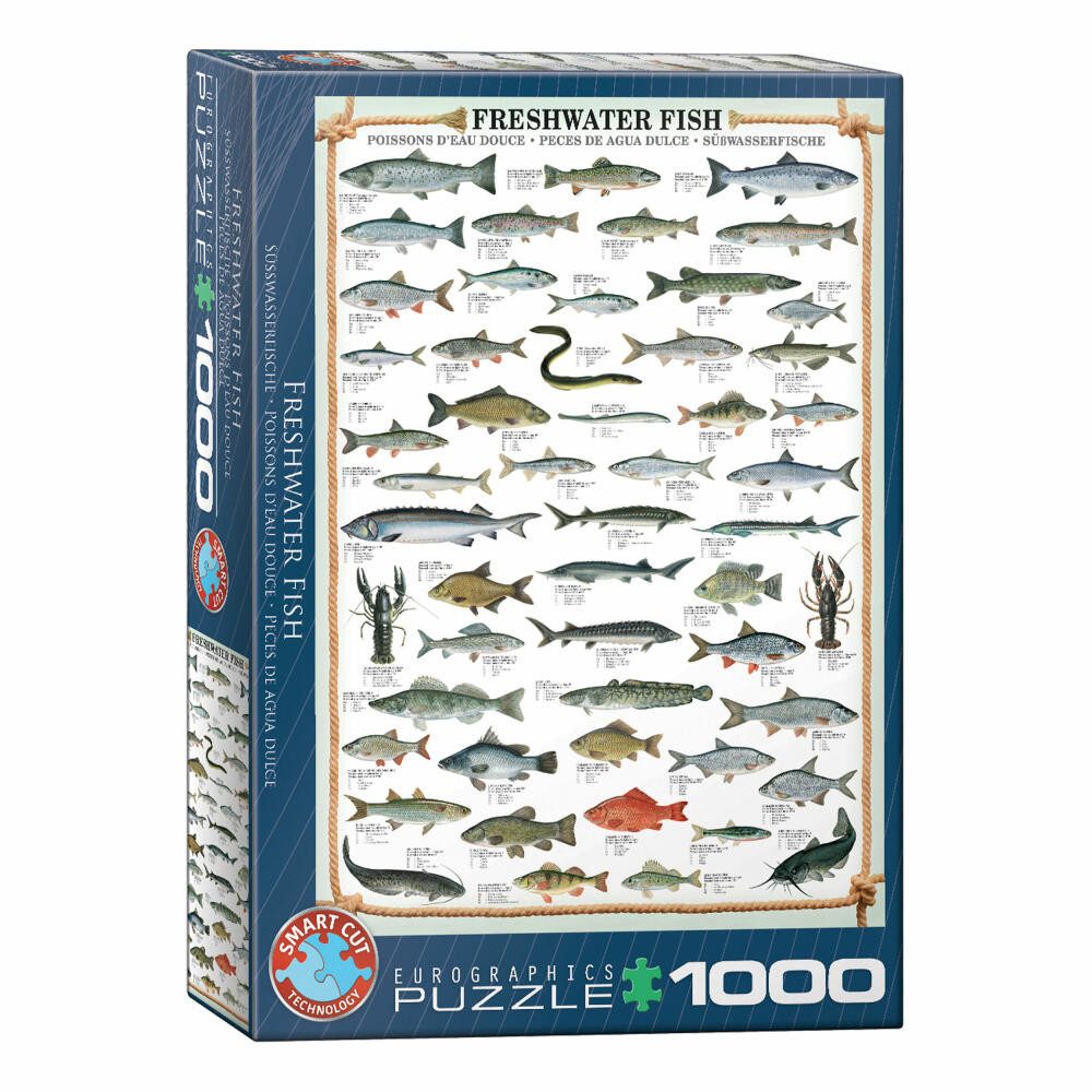 Puzzle Süßwasserfische