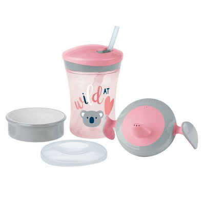 NUK Trinklernbecher NUK 3-in-1 Trinklernset Trainer Cup 6M Magic Cup,Action Cup