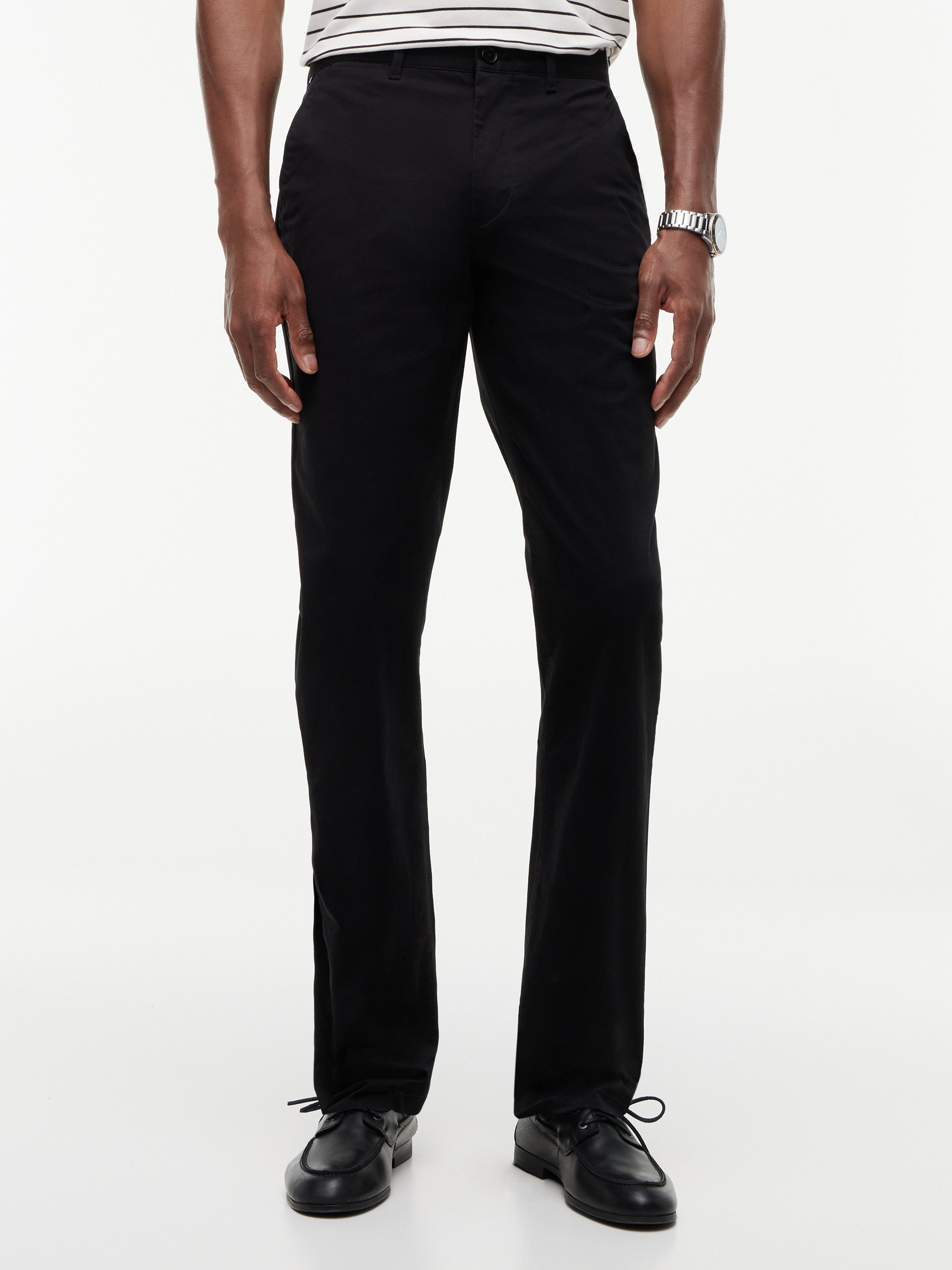 Tommy Hilfiger Chinohose CORE DENTON ESSENTIAL Straight Fit, Baumwolle mit Stretch