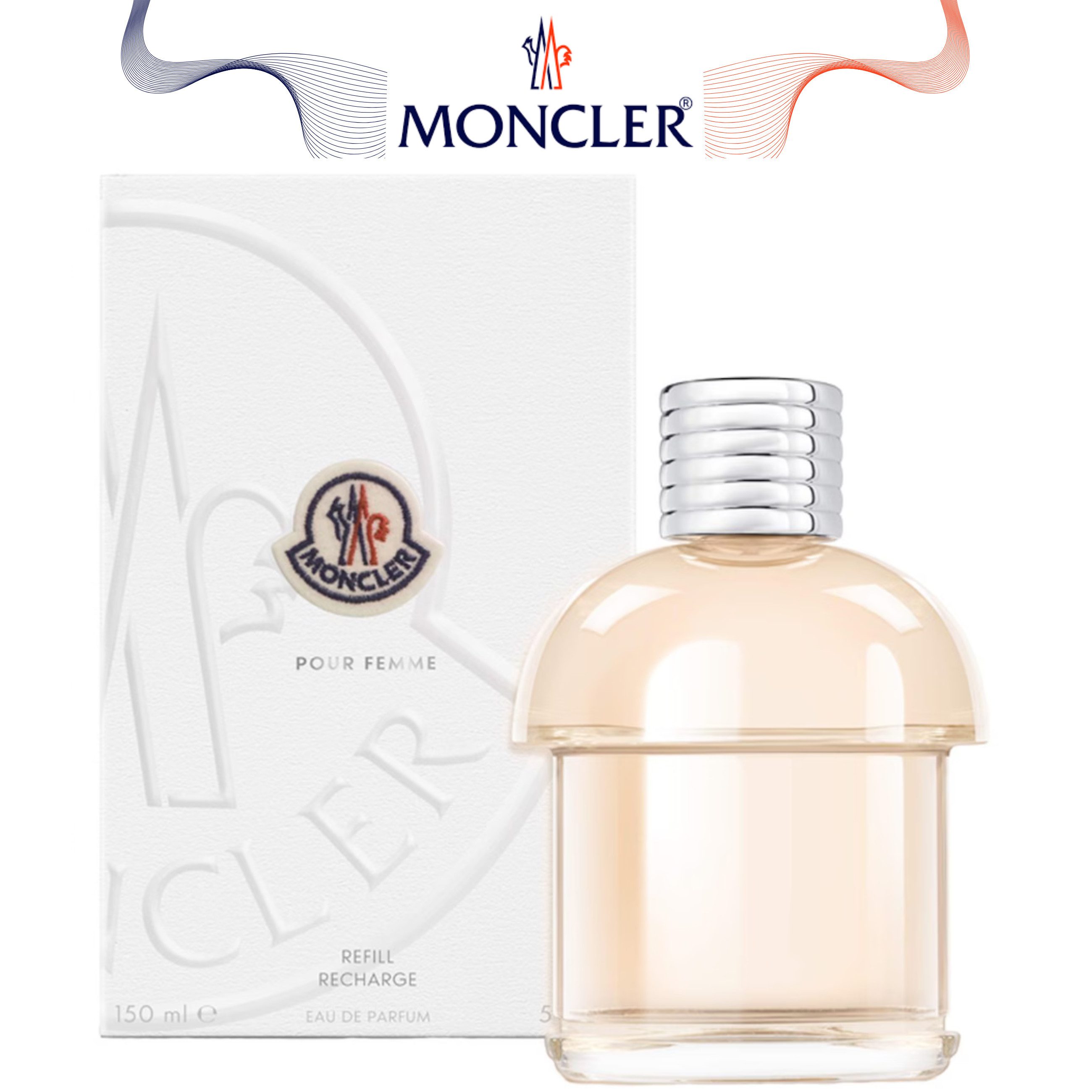 MONCLER Eau de Parfum Pour Femme Refill (Nachfüller) 150ml