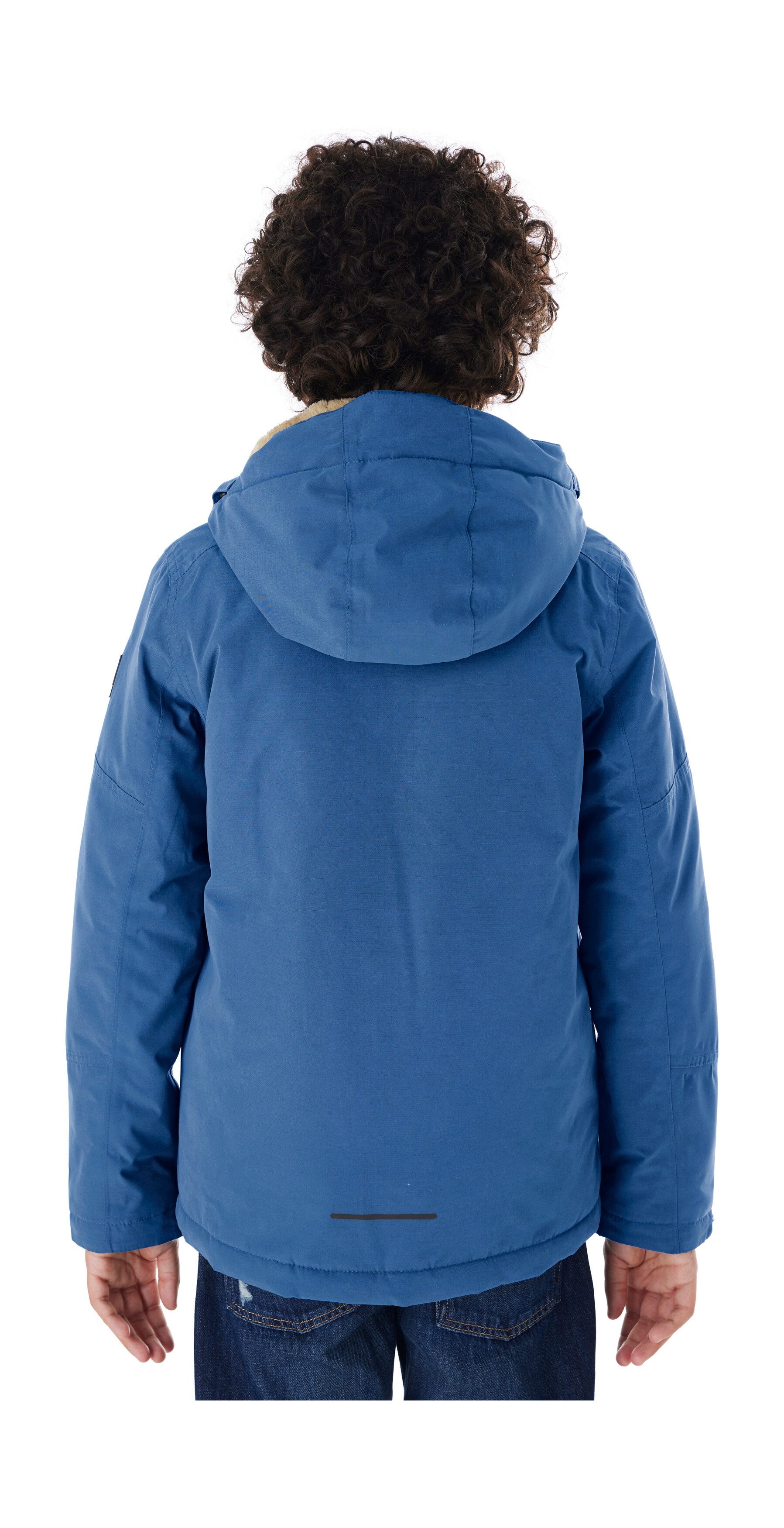 Killtec Funktionsjacke KOW 377 BYS JCKT Wasserdichte Funktionsjacke mit Kapuze, warmem Futter und Kinnschutz – Bild 2 von 5