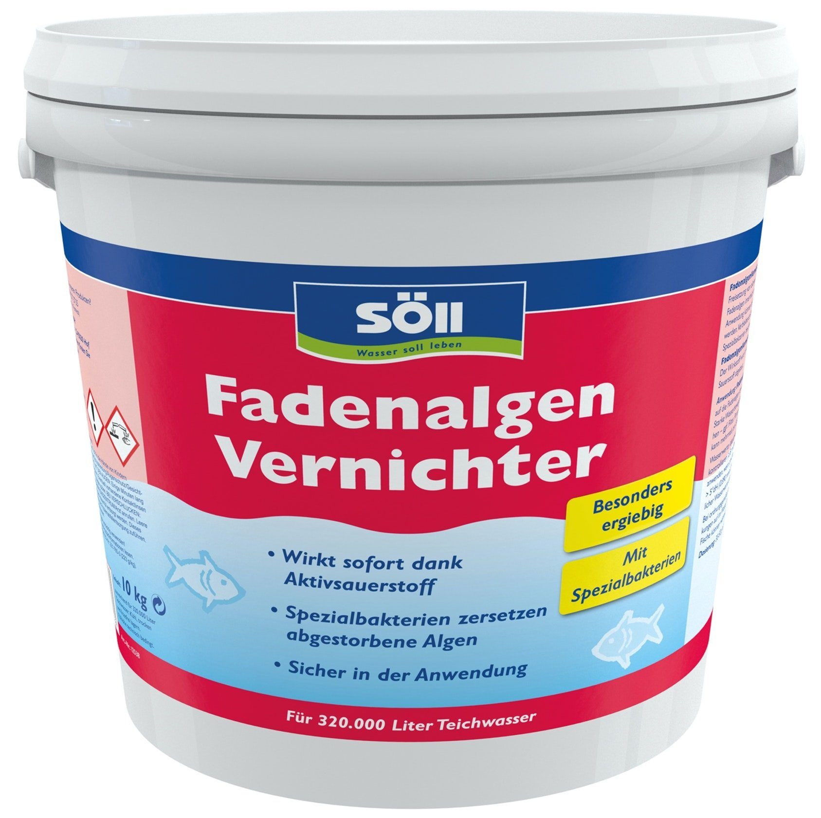SÖLL GartenpflegeSet Söll Algenentferner 10 Kg Fadenalgen Vernichter