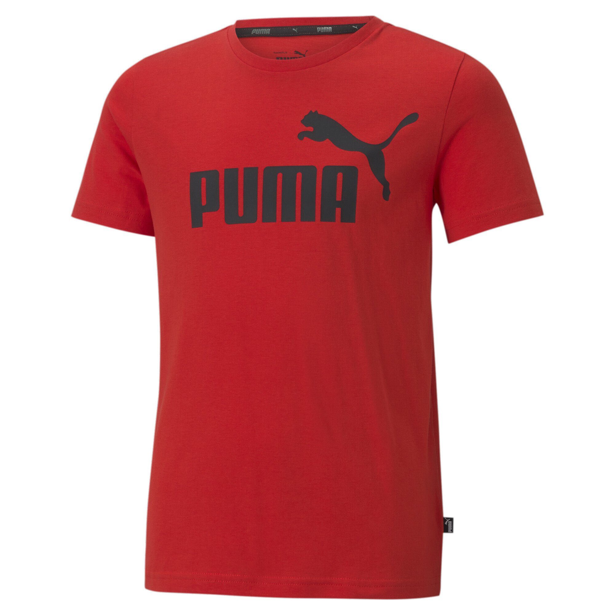 Hohe Qualität und maximale Ersparnis PUMA T-Shirt Essentials T-Shirt Risk Red High Jungen Logo mit