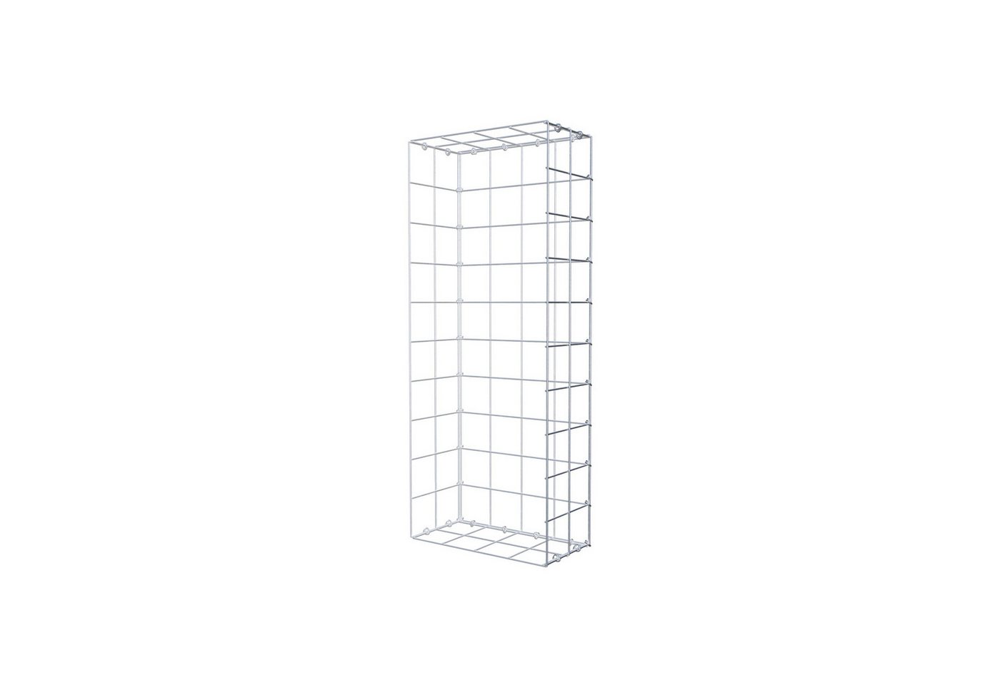 Thumbnail - Gabiona Gabionenzaun Anbaugabione Typ 2 100 cm x 20 cm x 40 cm (L x H x T), Maschenweite, (Anbaugabione Typ 2 100 cm x 2...