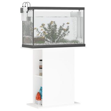 vidaXL Aquariumunterschrank Aquariumständer Weiß 36x75x72,5 cm Holzwerkstoff Aquarium Unterstand