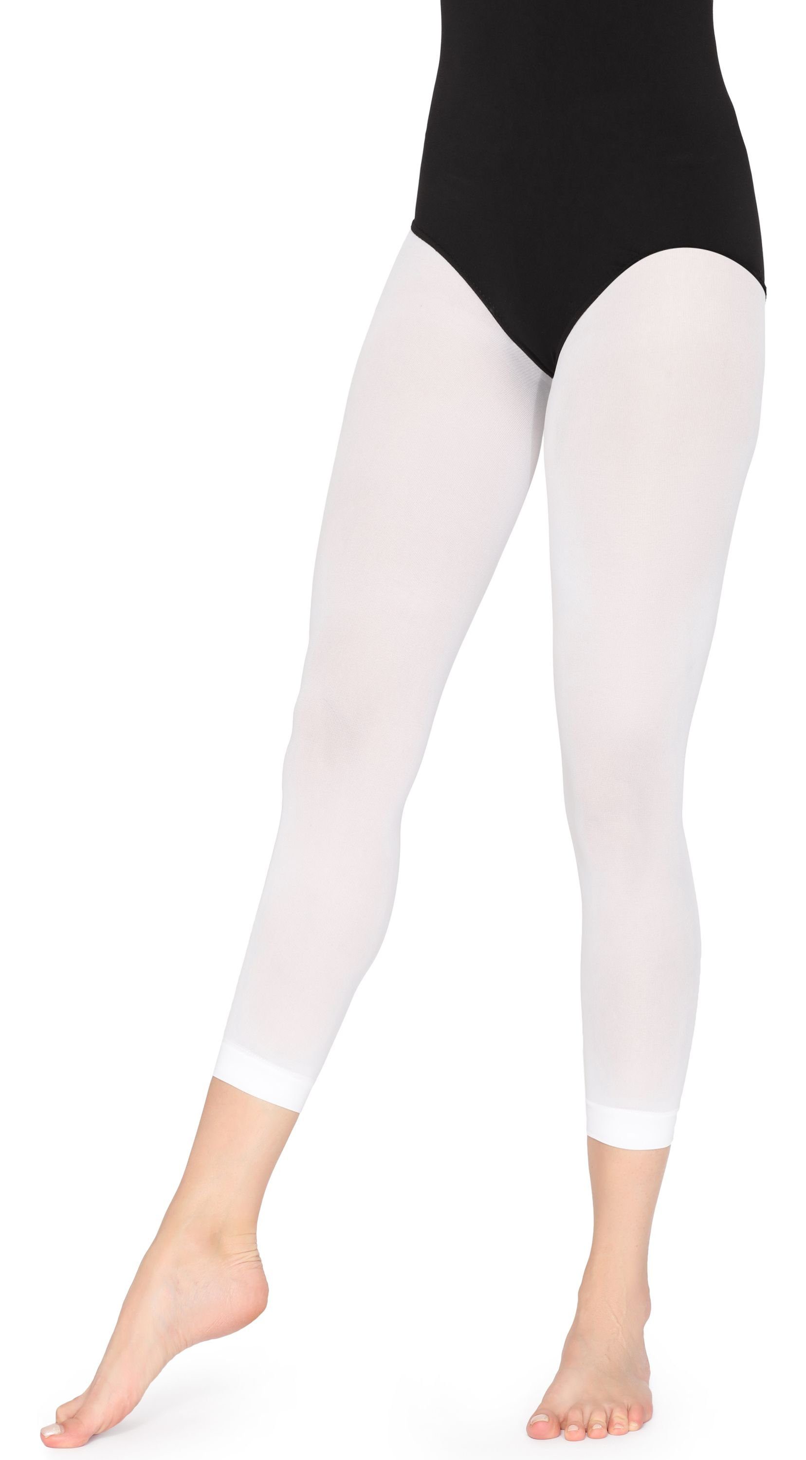 Merry Style Strumpfhose Damen Tanzstrumpfhose Tanzleggings MSFI023 (1 St) Weiß