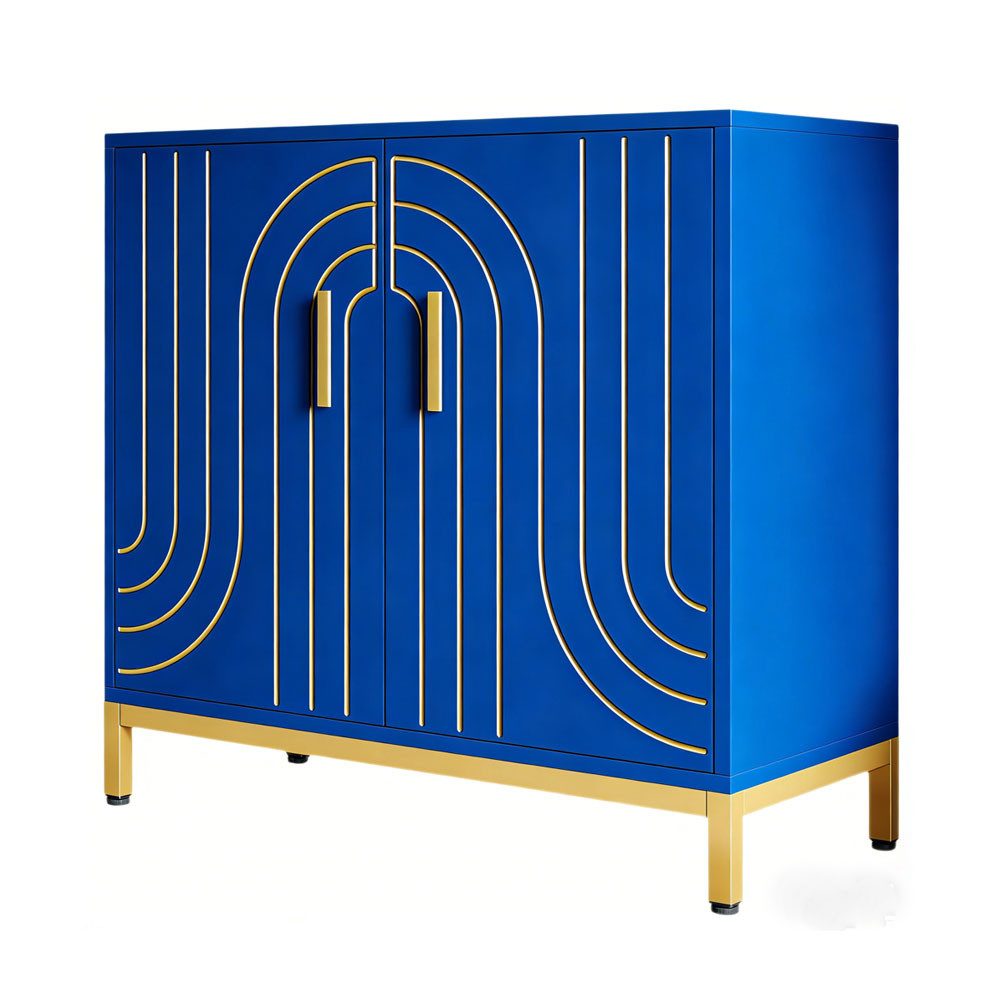 GarveeMore Buffet Holz Buffet Schrank Sideboard Buffet Schrank mit Lagerung