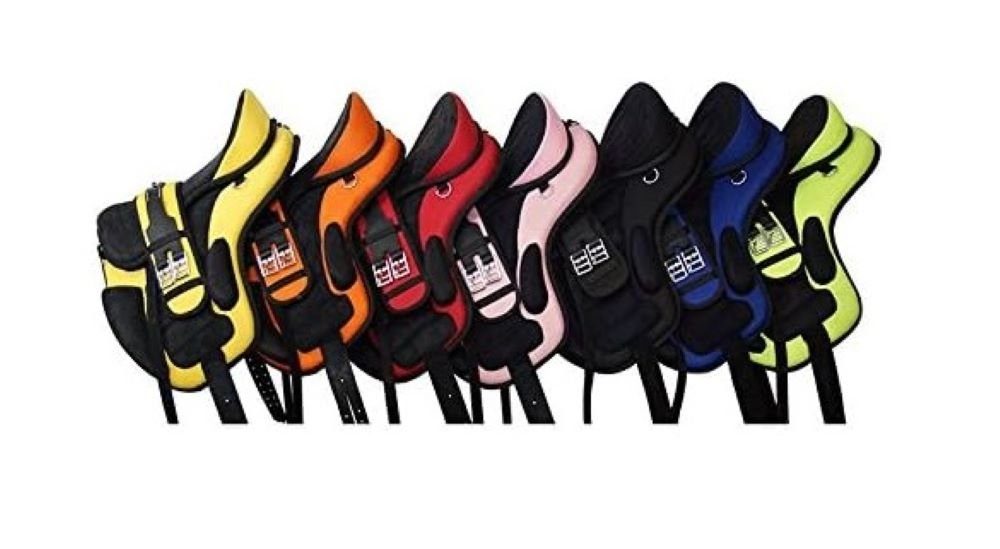 German Riding Westernsattel Sattel Expert - baumlos orange
