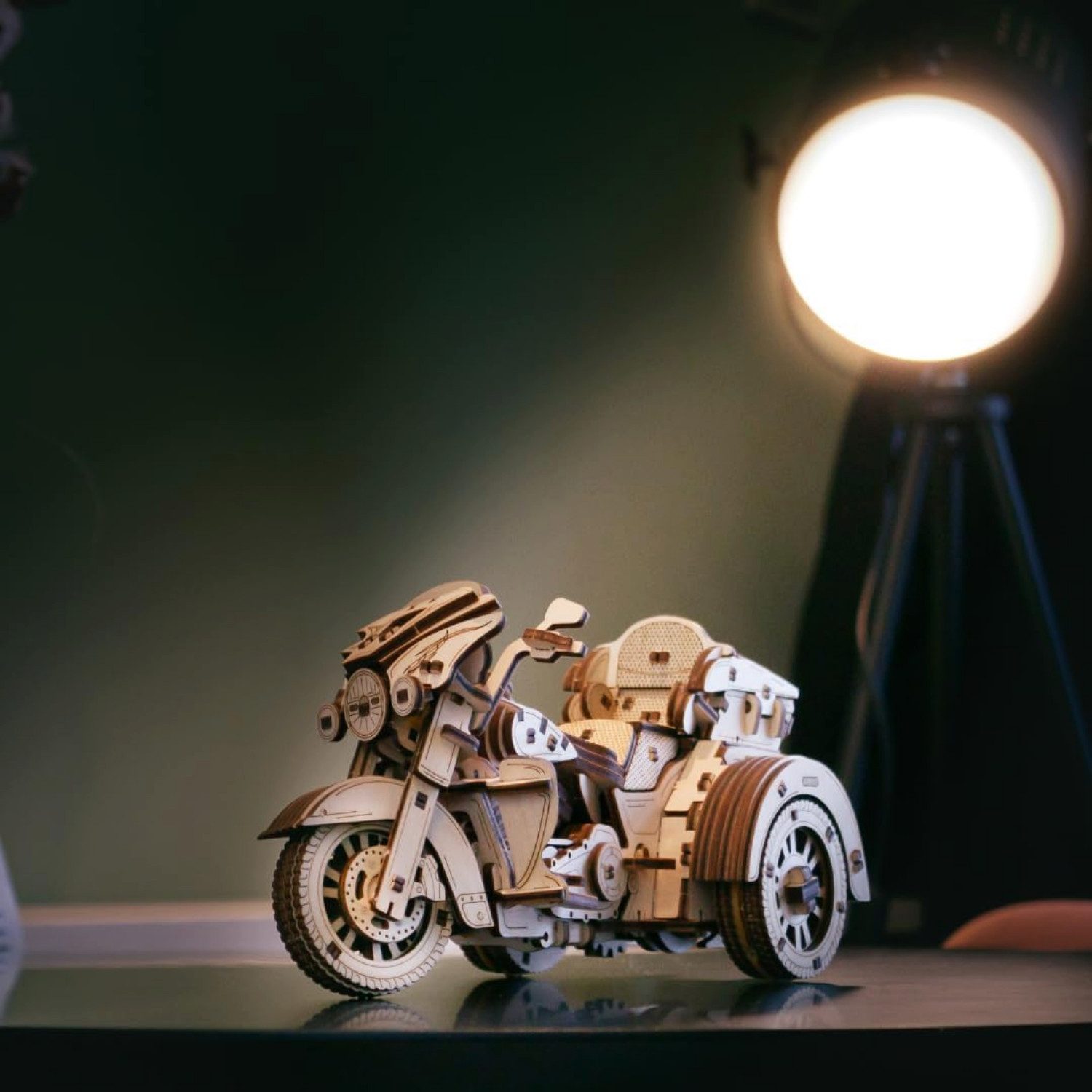 Eco Wood Art Modellbausatz Eco-Wood-Art Trike Mechanisches Holzpuzzle, (281 günstig online kaufen