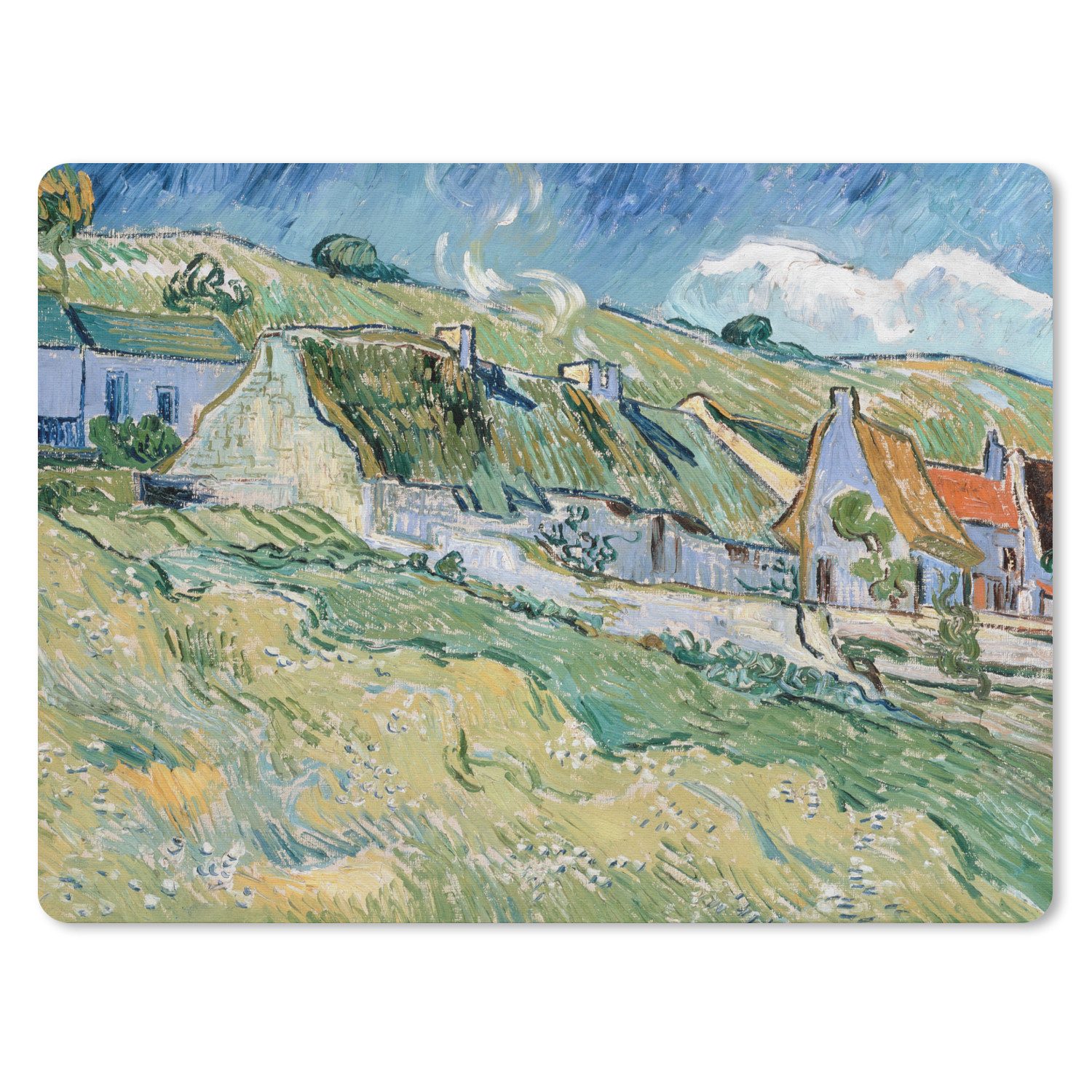 MuchoWow Mauspad (1-St), Gaming, Mousepad, Büro, Mausunterlage, 23x19 cm