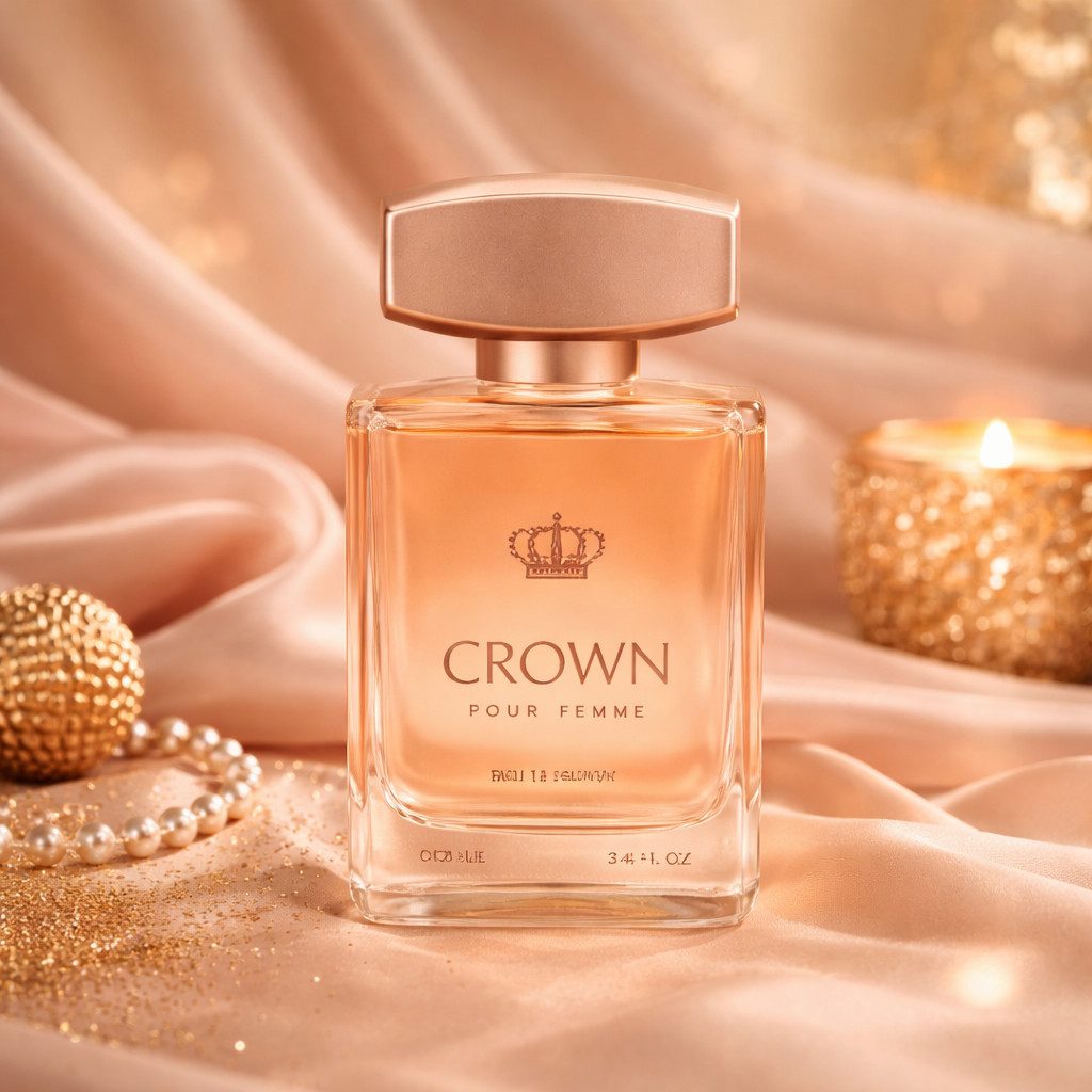 Fine Perfumery London Eau de Parfum Crown Pour Femme Damenduft Blumig, Fruchtig, Süß 100 ml, Hergestellt in England, Damenduft, Frish