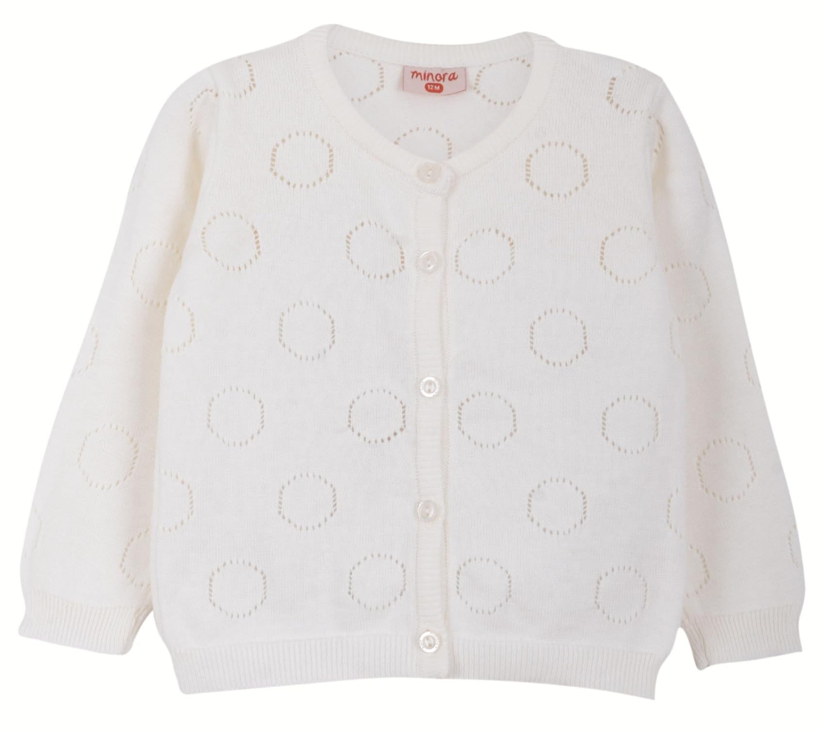 Minora Cardigan Baby Strickjacke - Cardigan für Mädchen und Jungen bis 24 Monate