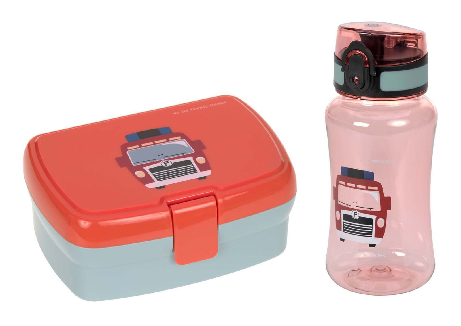 LÄSSIG Trinkflasche Lunch Set