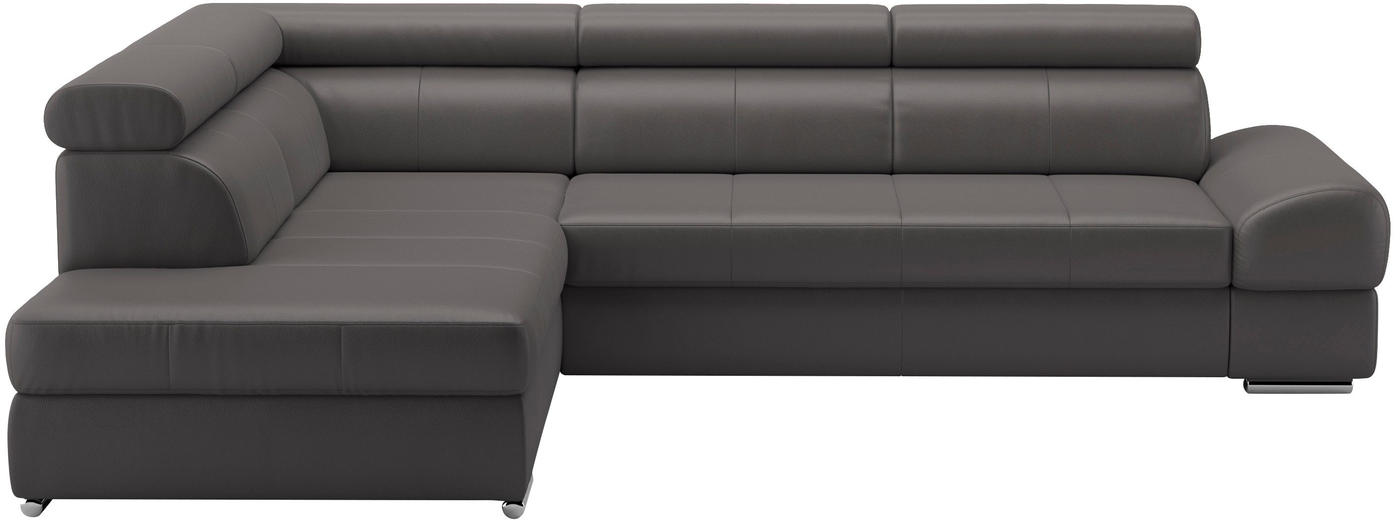 sit&more Ecksofa "Broadway L-Form" mit verstellbaren Kopfteilen, wahlweise günstig online kaufen