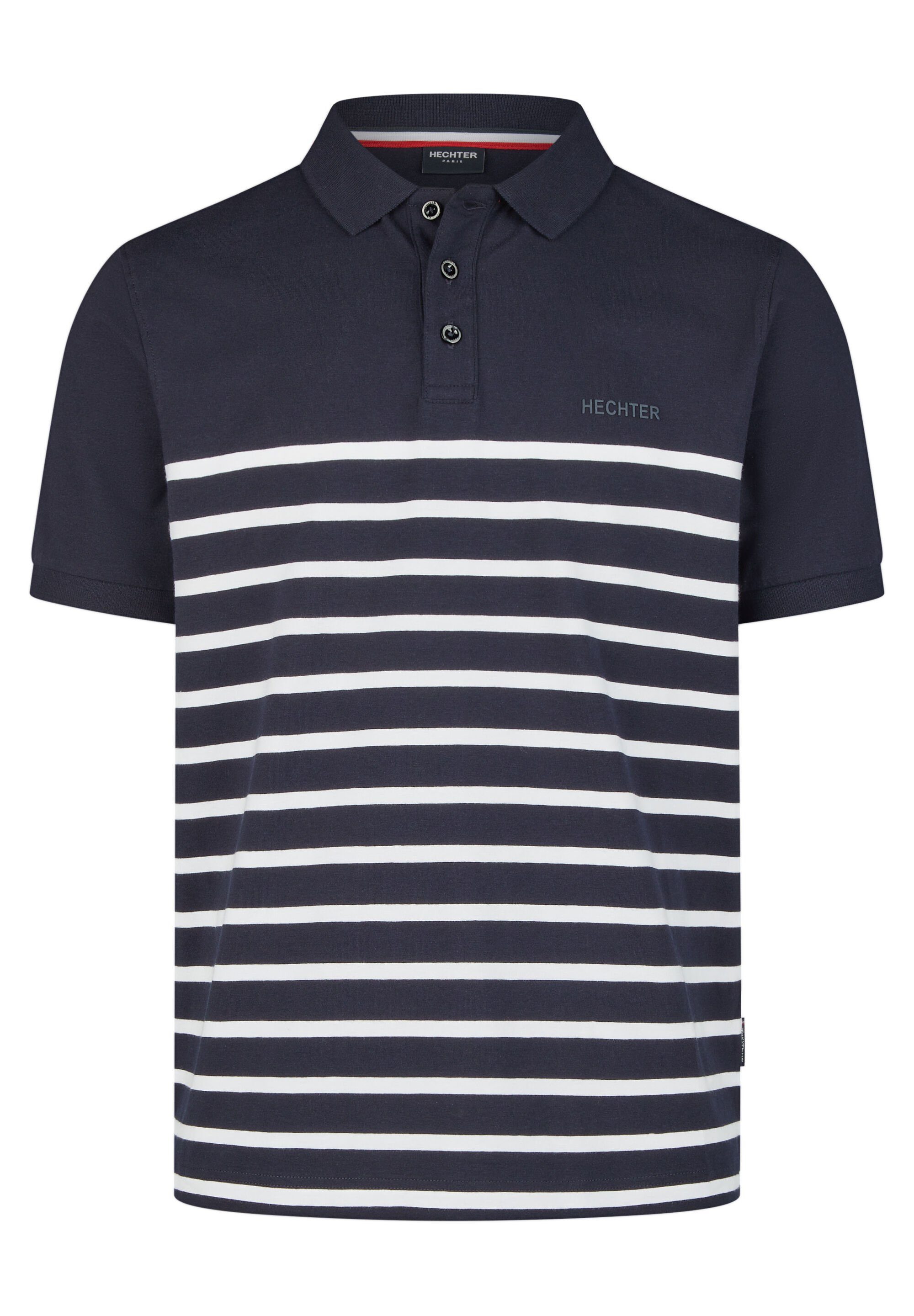 HECHTER PARIS Poloshirt (1-tlg) mit tonigem günstig online kaufen