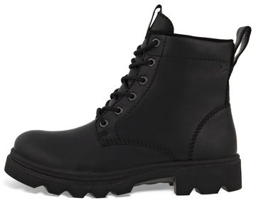 Ecco GRAINER W Schnürboots, Stiefelette, Winterboots, Blockabsatz, mit Schurwollfutter