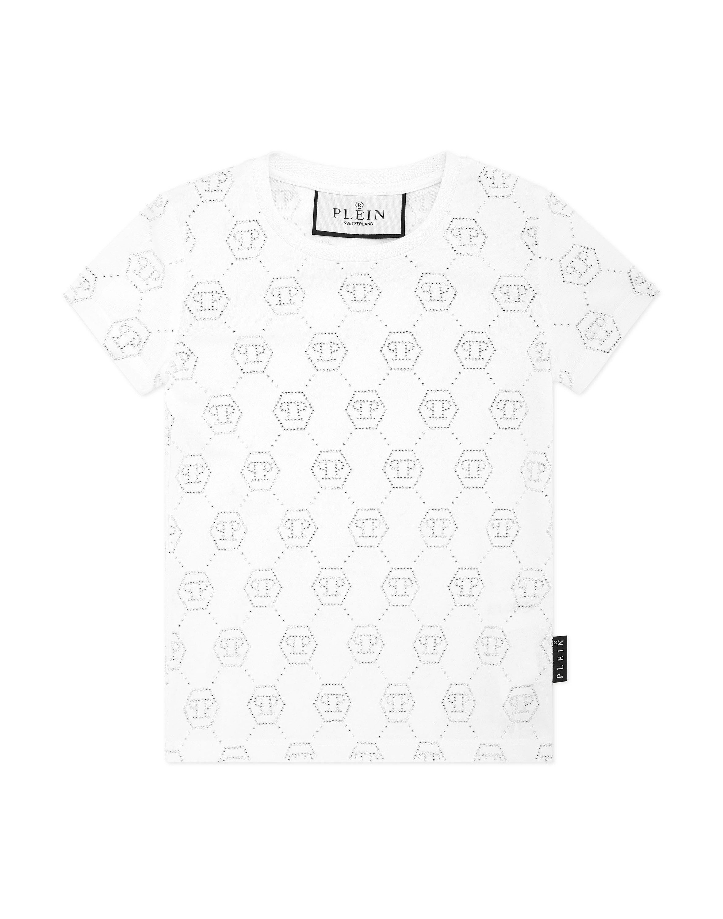 PHILIPP PLEIN T-Shirt Monogram Verziert