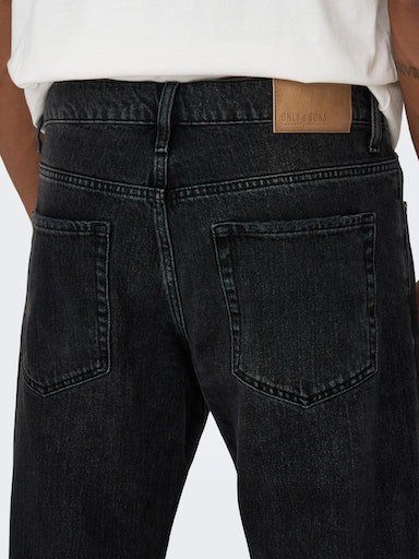 ONLY & SONS Regular-fit-Jeans ONSEDGE STRAIGHT BROMO 0017 DOT DNM NOOS
