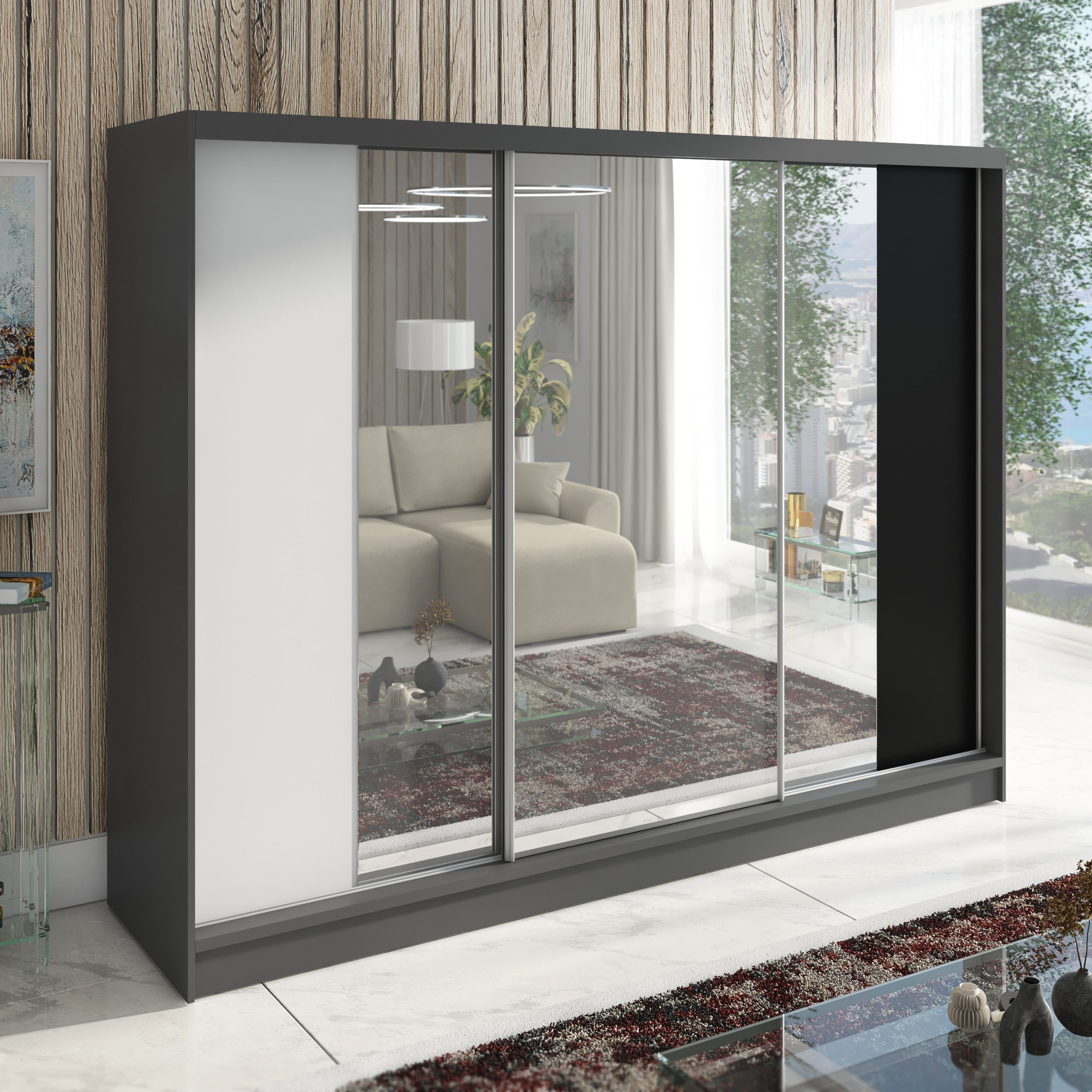 A&J MöbelLand GmbH Schwebetürenschrank VIDA 200 günstig online kaufen