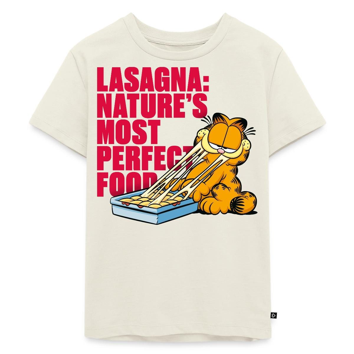 Spreadshirt T-Shirt Garfield Lasagne Das Perfekte Essen Kinder Premium T-Shirt (1-tlg)