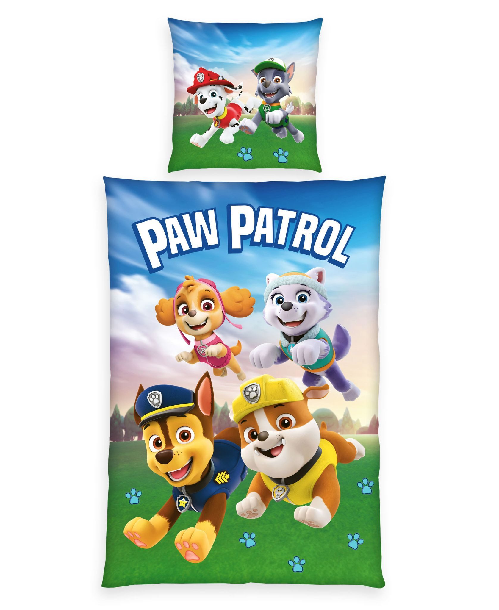 Herding Kinderbettwäsche 135x200cm Paw Patrol Hunde günstig online kaufen