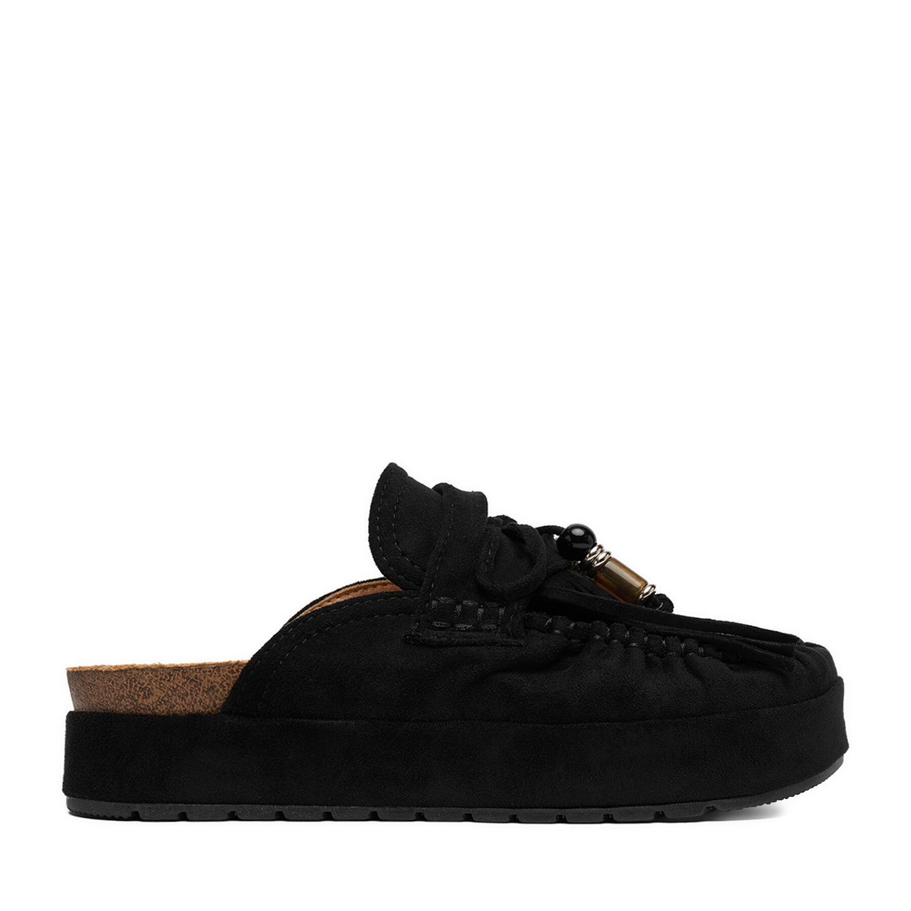 DeeZee Deezee Damen-Flip-Flops Schwarz Badepantolette