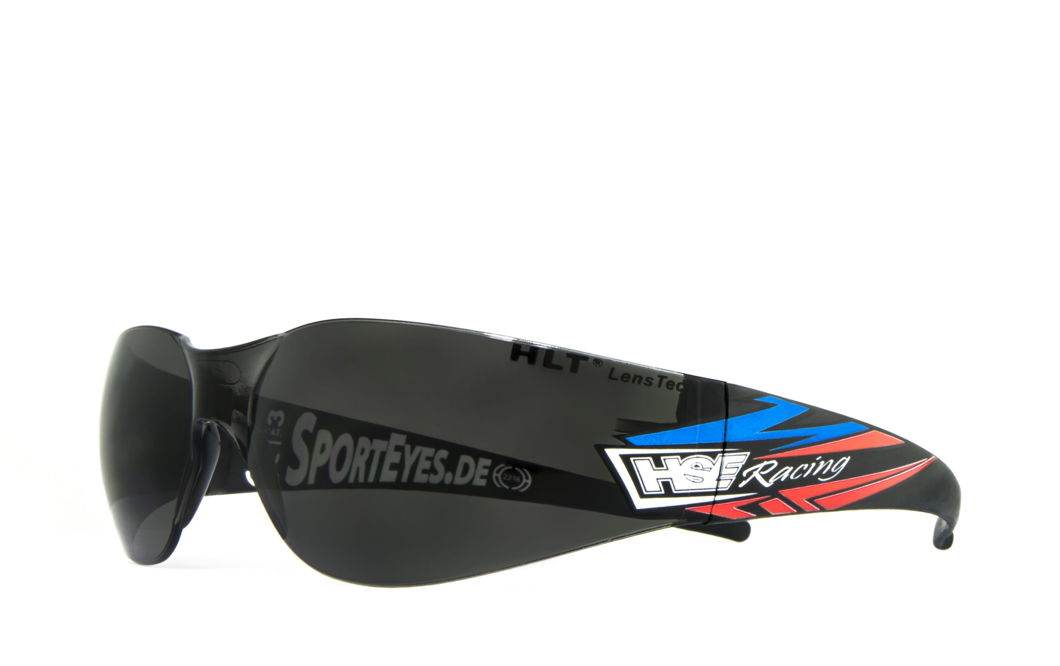 HSE - SportEyes Sportbrille SPRINTER 3.0 RS, Steinschlagbeständig durch Kunststoff-Sicherheitsglas
