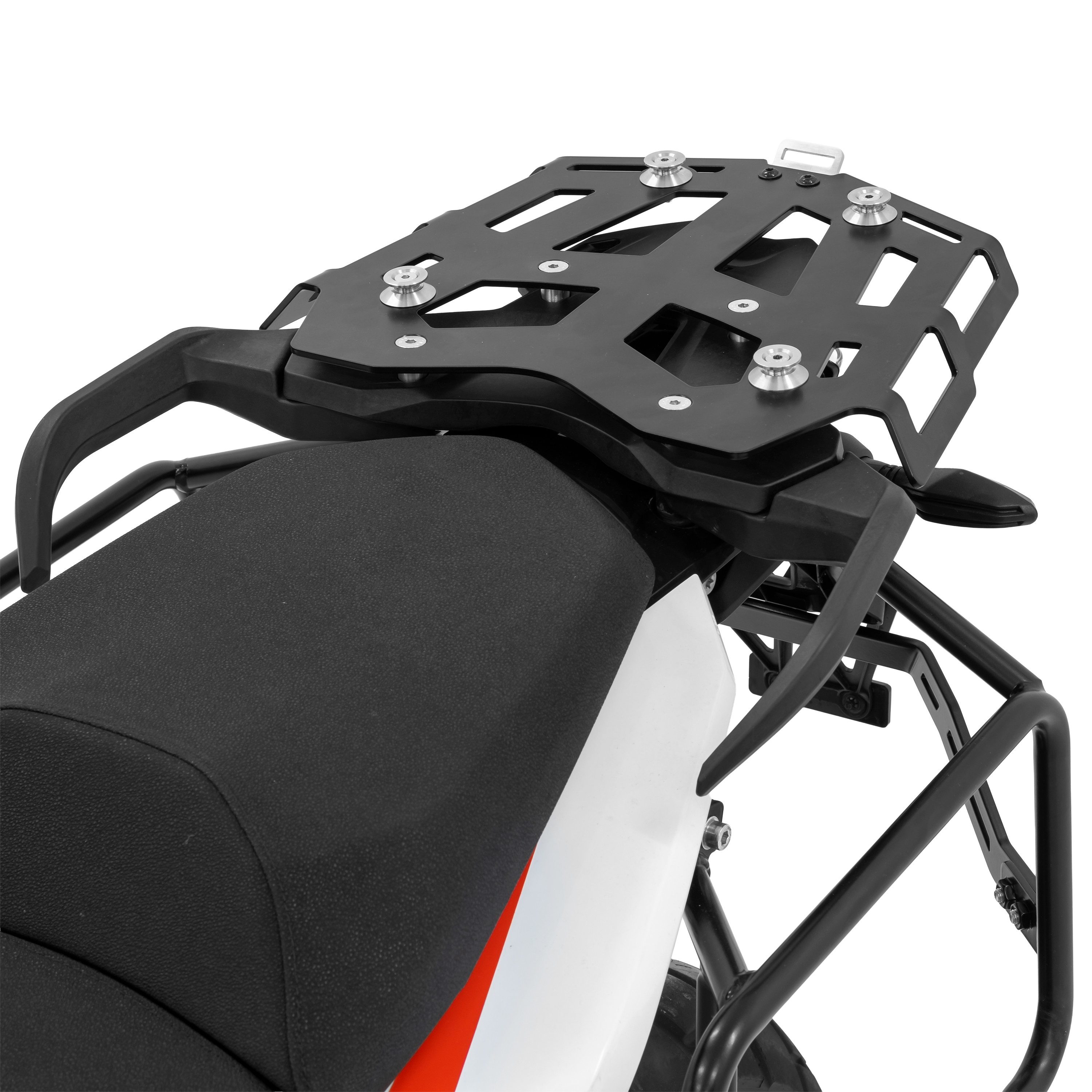 ZIEGER Fahrrad-Gepäckträger Gepäckbrücke kompatibel mit KTM 790 Adventure schwarz